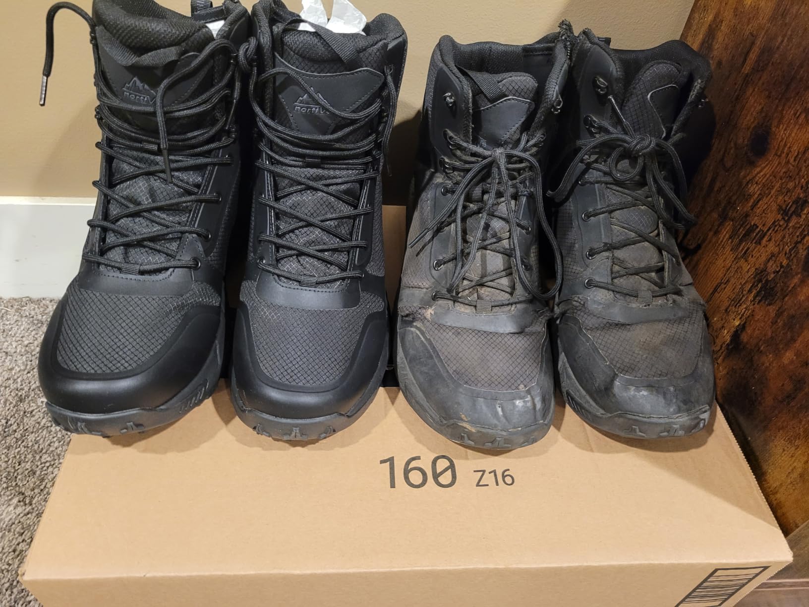 NORTIV 8 Men's Military Tactical Boot Zipper Lightweight | Comfortable for Work All Day Motorcycle Combat Hiking Boots Metrostrike (8-9 Inches) customer photo 1