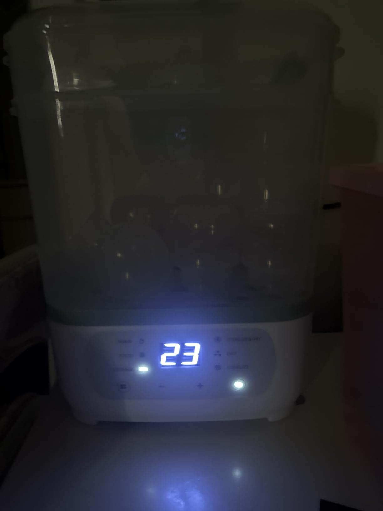 Momcozy Bottle Sterilizer and Dryer, 8-in-1 Electric Steam Baby Bottle Sterilizer | 8-Bottles Capacity, Multi-Function for Busy Parents customer photo 2
