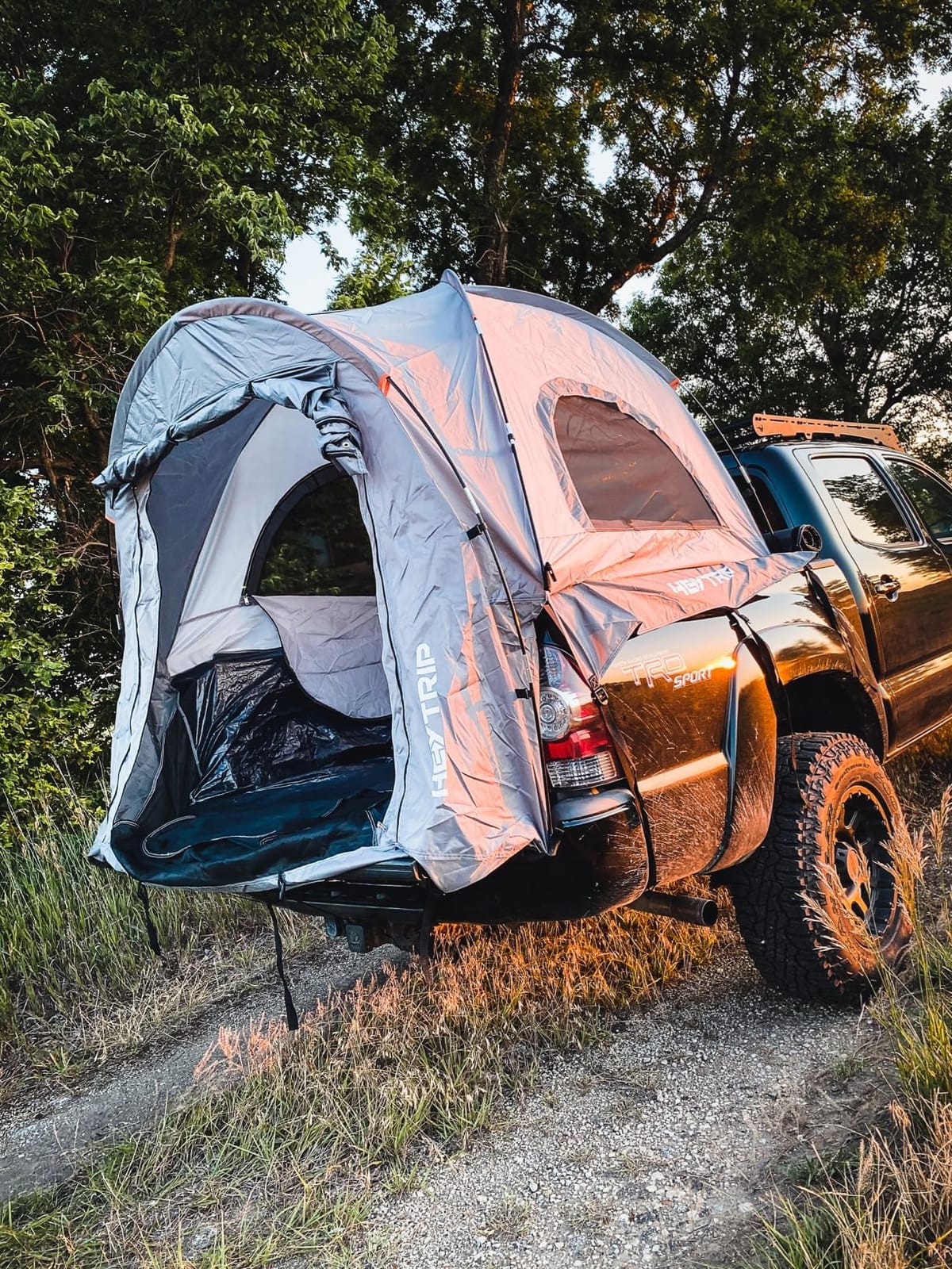 HEYTRIP Truck Bed Tent 5.5ft-6.8ft Waterproof Pickup Truck Tent Double Layer 2 Person Truck Tent Camper for Camping Fishing customer photo 1