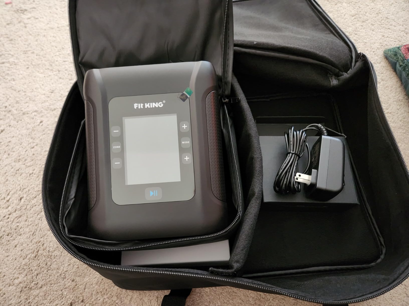 FIT KING Air Compression Leg Massager Recovery System Cordless L | FSA-HSA, Full Leg Compression Boots, Professional Compression Therapy, Athlete Recovery, Improved Circulation, Rechargeable customer photo 1