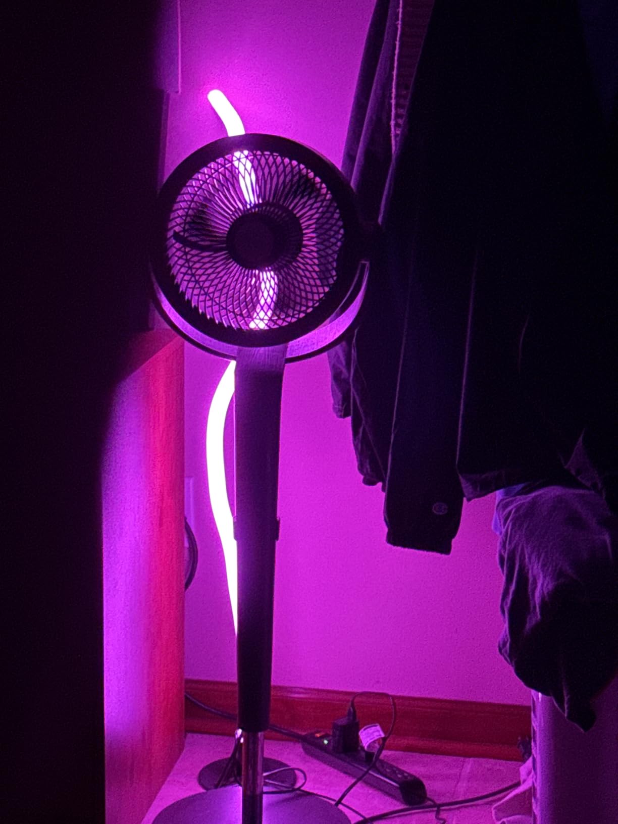 DREO Pedestal Fan for Bedroom, 100ft Airflow, Quiet DC Motor Standing Fan customer photo 2