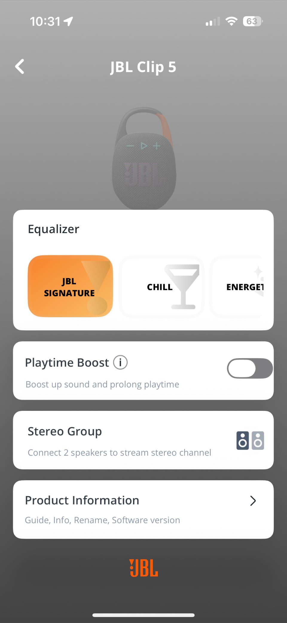JBL Clip 5 - Ultra-Portable Waterproof Speaker | Ultra-portable JBL Pro Sound, Redesigned carabiner, Up to 12 hours of playtime plus 3 hours with Playtime Boost customer photo 1