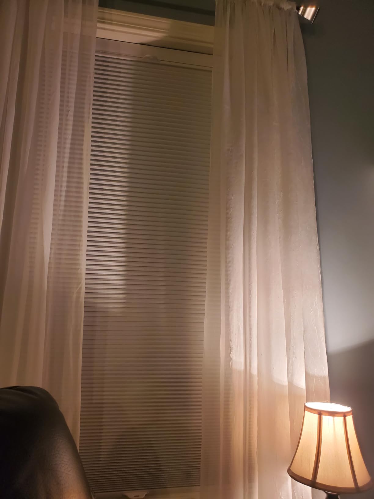 Tonature No Tools No Drill Top Down Bottom Up Cellular Shades for Windows, 1