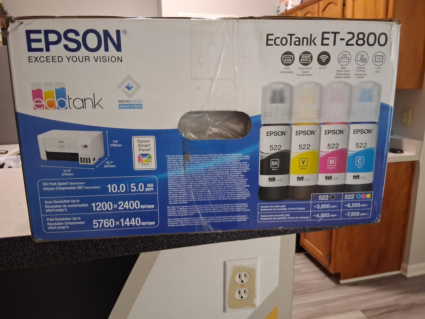 Pinckney Cartridge-Free Super-Tank Printer with Sublimation Ink Bundle for Heat Transfers, Easy Fill, Built-in Scanner & Copier (White) customer photo 2