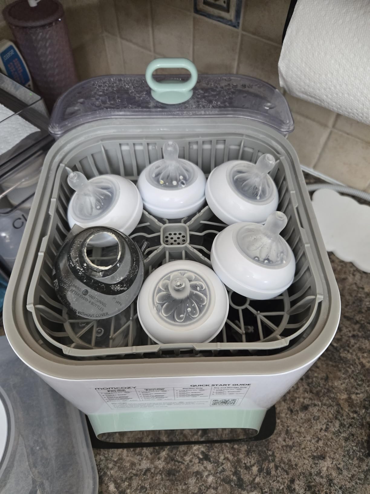 Momcozy KleanPal Pro Baby Bottle Washer, Sterilizer & Dryer - All-in-One Cleaning Machine for Bottles, Pump Parts & Baby Essentials customer photo 2