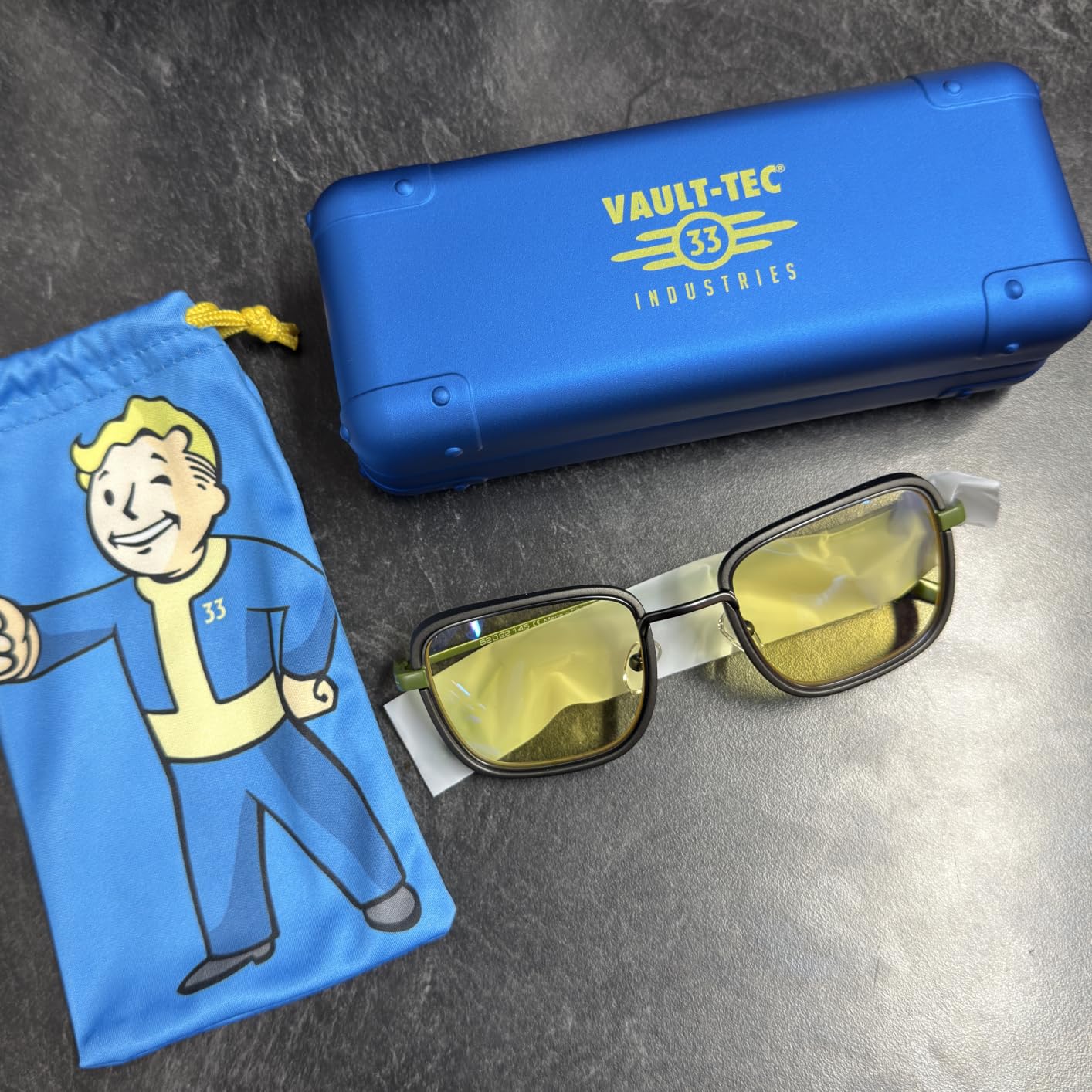 Fallout GUNNAR Gaming, Computer, Blue Light Blocking Glasses - Exclusive Vault 33 Glasses - Patented Lens Technology customer photo 1