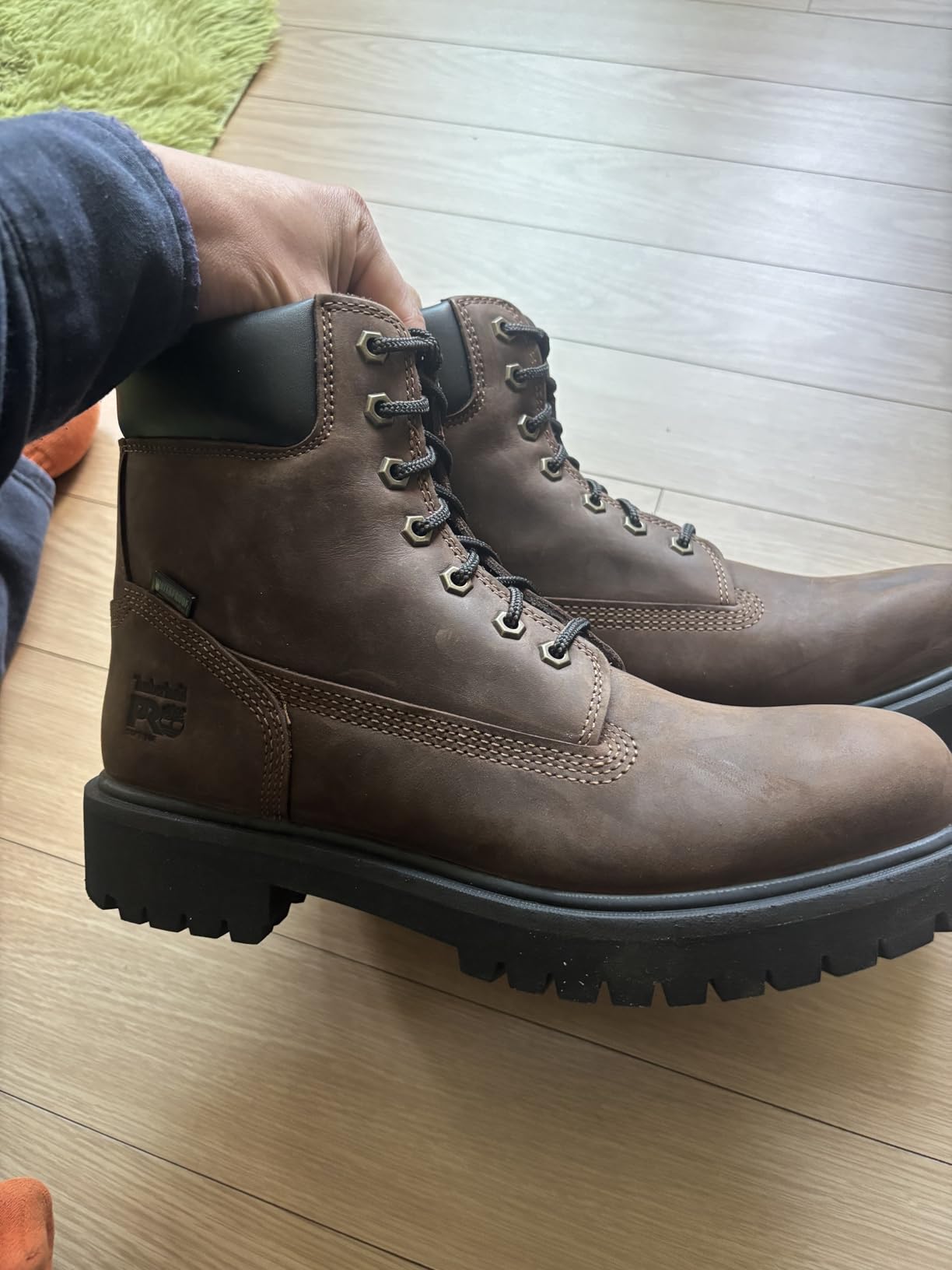 Timberland PRO Men's Direct Attach 6 Inch Soft-toe Insulated Waterproof Industrial Work Boot customer photo 2