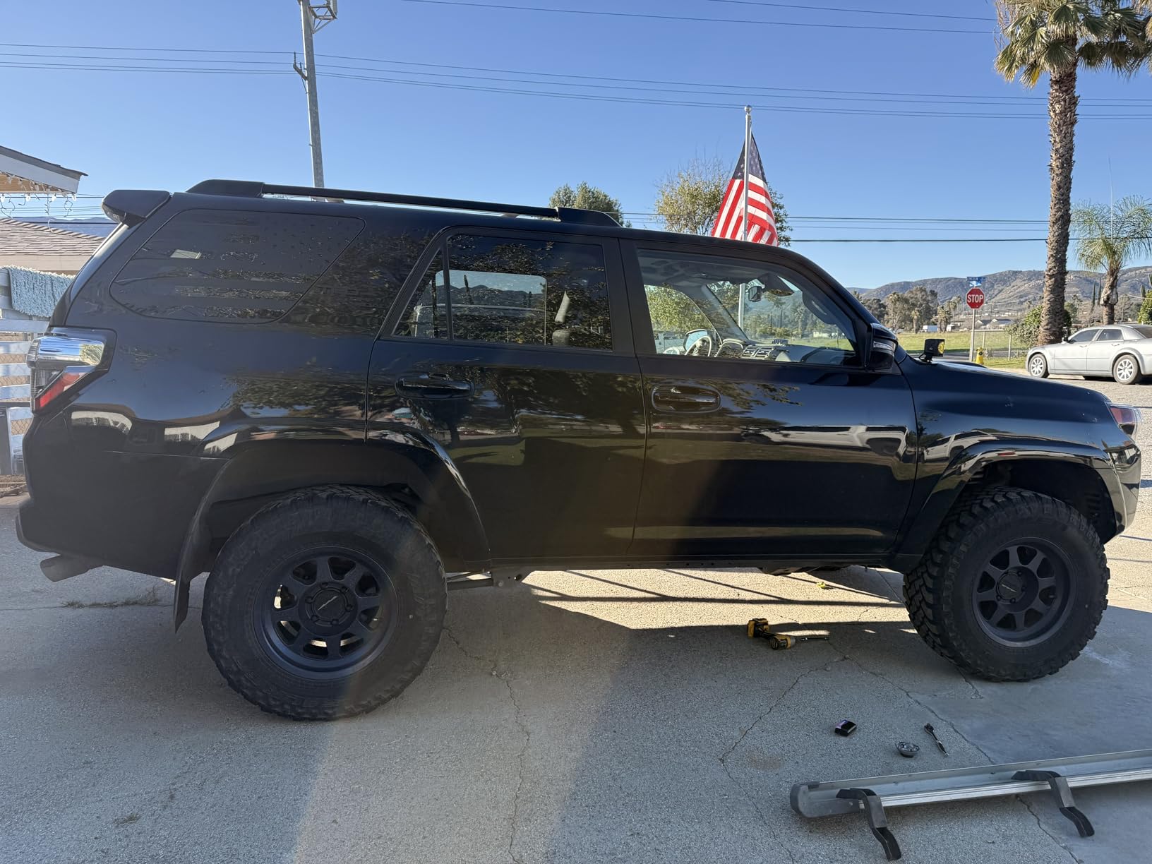 Hooke Road 4Runner Rock Sliders Tube Side Door Armor Rocker Gurad Rails for 2010-2024 Toyota 4Runner 5th Gen (Exclude Limited, Nightshade, TRD Sport & 10-13 SR5) customer photo 2