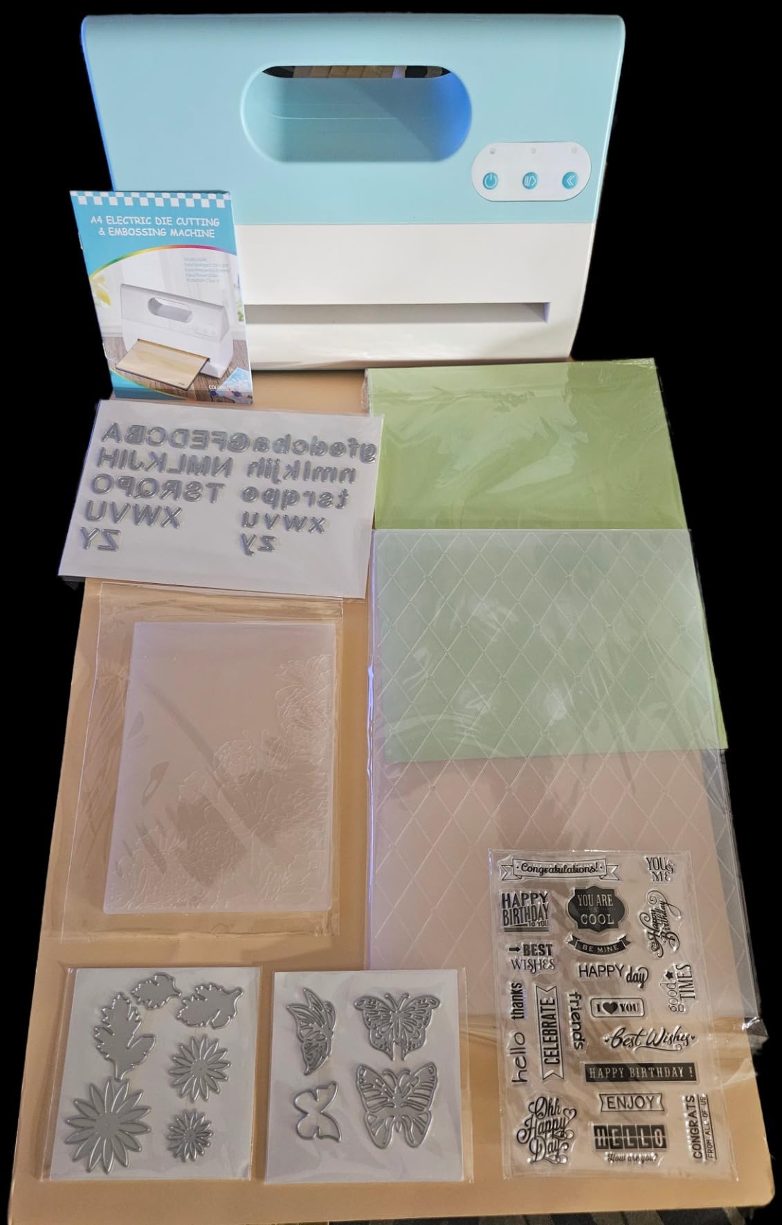 CraftGenes A4 Electric Die Cutting Machine, 9 Inch Automatic Embossing Machine Starter Kit, 110V 200W High-Power Die Cutter for Card Making, Scrapbooking & DIY Arts customer photo 2