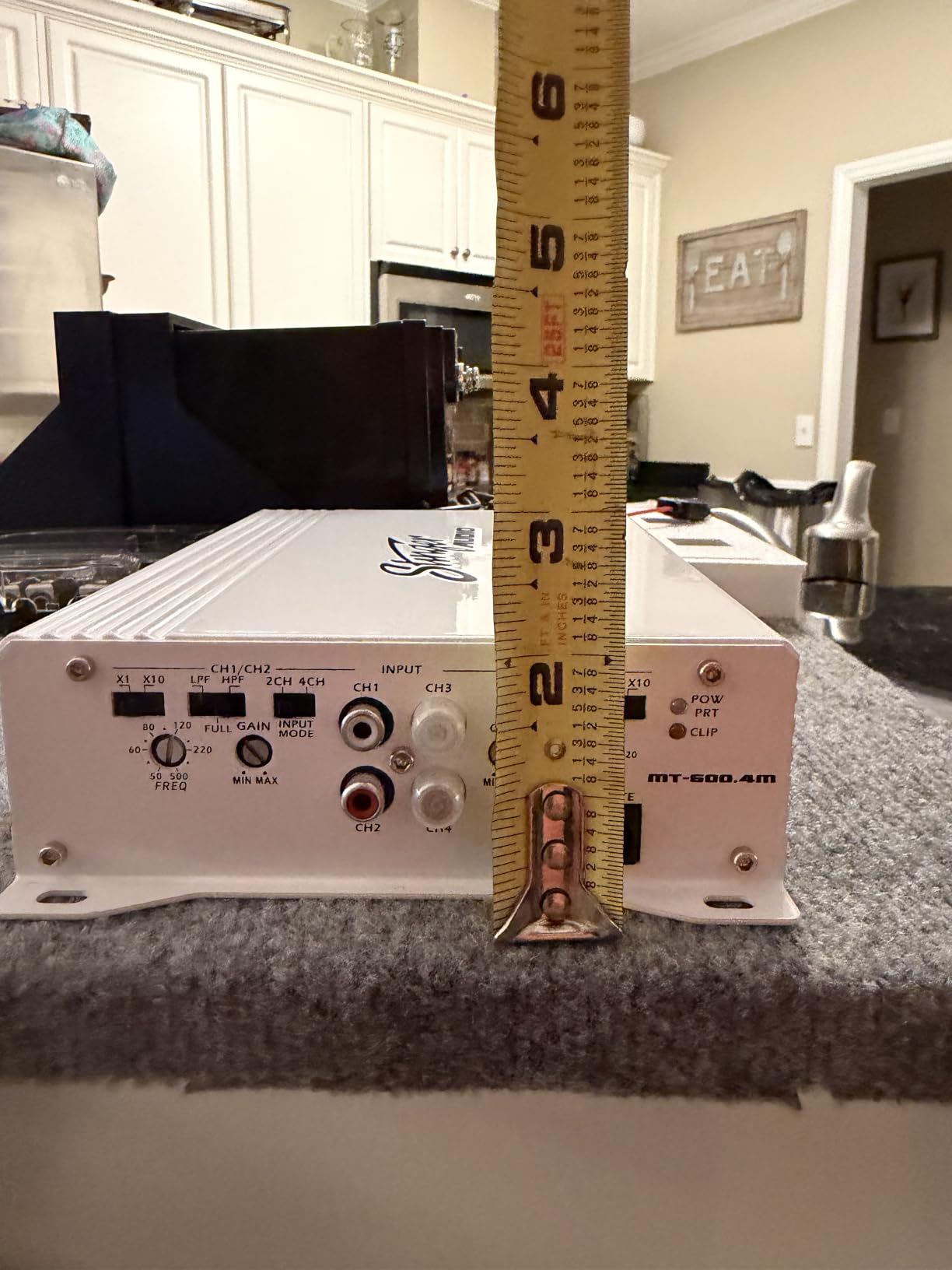 Stinger Audio MT-600.4M Compact Marine Class D 4-Channel 1000W RMS Amplifier with Crossovers & Remote Level Control Bass Knob for Boats, Pontoons, or 4x4 Off-Road Vehicle Car Audio Systems customer photo 1