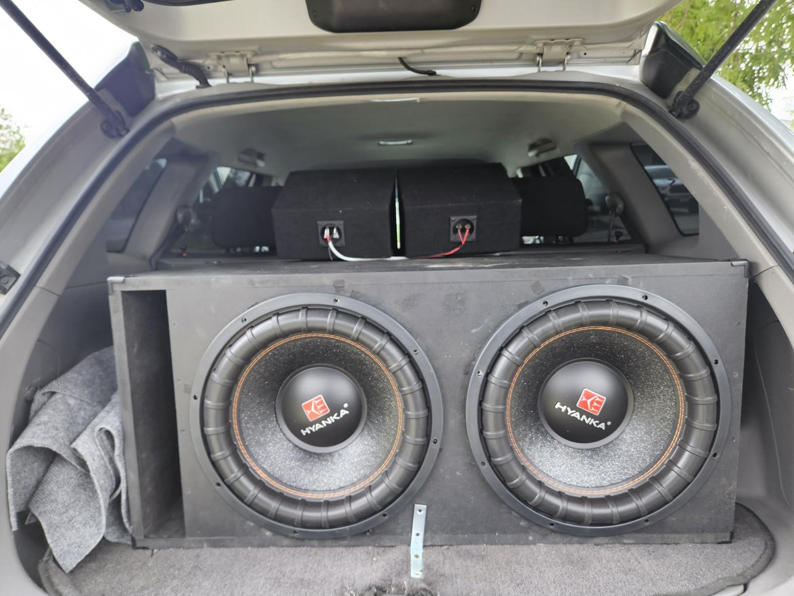H YANKA BSP-15-2 15-Inch Car Subwoofer, 3200W Max, Dual 2 Ohm DVC customer photo 2