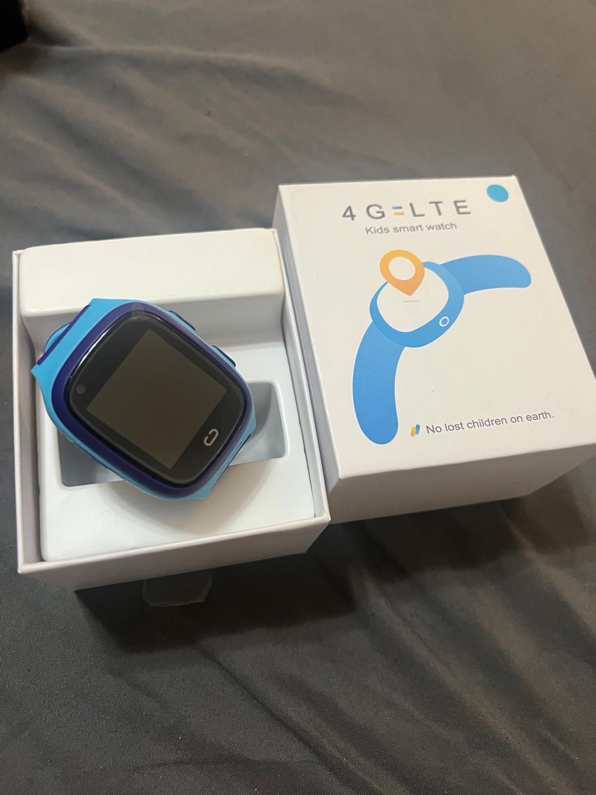 4G Kids Smart Watch GPS Tracker - Smartwatch with Two Way Call Video Calling 7 Puzzle Games Voice Chat SOS School Mode Pedometer Geo-Fence Touch Screen Alarm Clock Smartwatches for Boys Girls customer photo 1