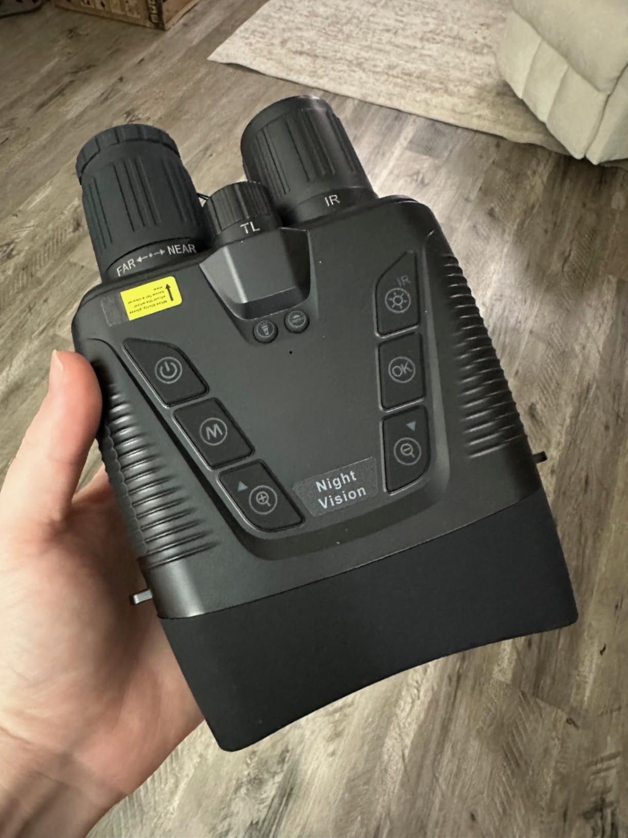 4K Night Vision Goggles, 58MP Full-Color Night Vision Binoculars with 10000mAh Rechargeable Battery, 64GB Card, 3.99