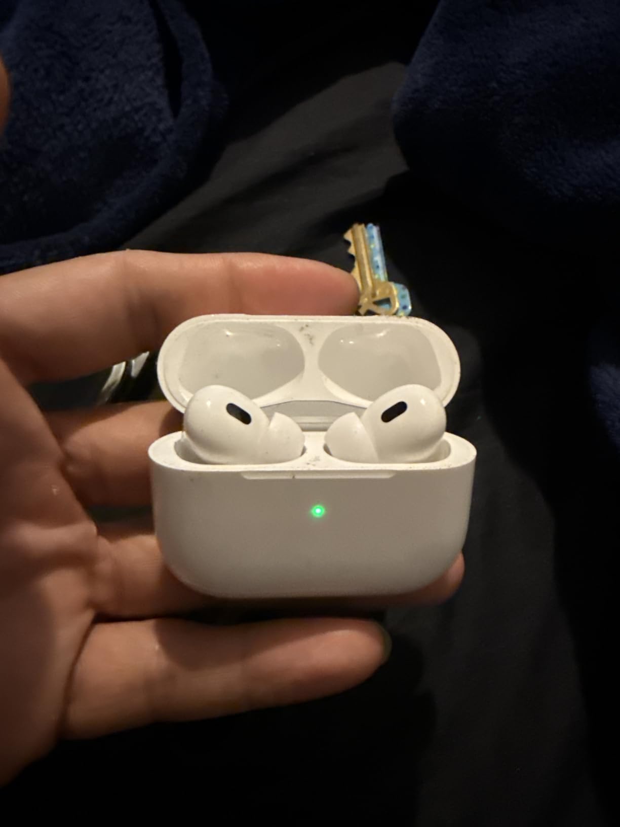Apple AirPods Pro 2 Wireless Earbuds, Active Noise Cancellation, Hearing Aid Feature, Bluetooth Headphones, Transparency, Personalized Spatial Audio, High-Fidelity Sound, H2 Chip, USB-C Charging customer photo 2