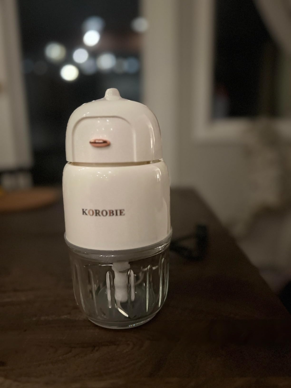 Baby Food Maker - Mini, White; Baby Food Processor for Fresh & Nutritious Meals; Blends Fruits, Veggies, Meats; Easy to Use & Clean; BPA-Free, Dishwasher Safe customer photo 1