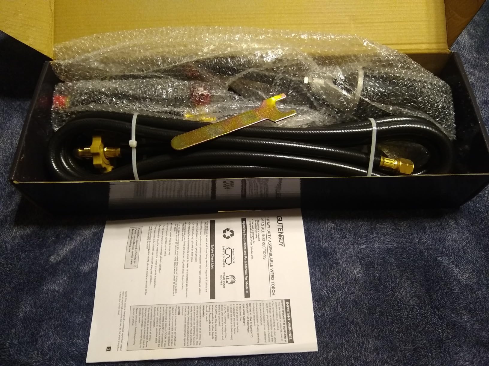 ARTFLAMM Propane Torch Weed Burner Kit with Storage Bag, Torch Gun for Outside with 10 FT Hose, Self Igniter Weed Flame Torch for Fire Pit, Roofing, Melting Snow and Ice customer photo 2
