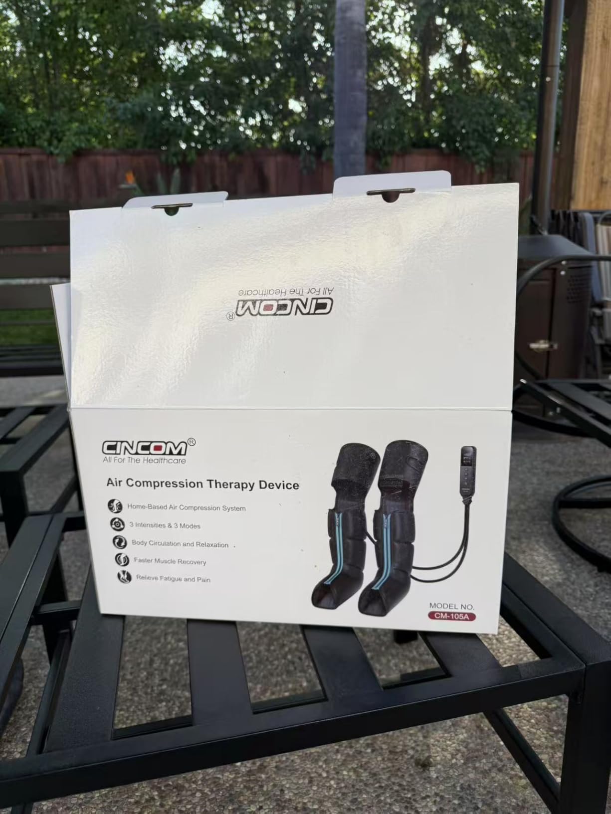 CINCOM Air Compression Leg Massager for Circulation & Pain Relief FSA - HSA customer photo 1