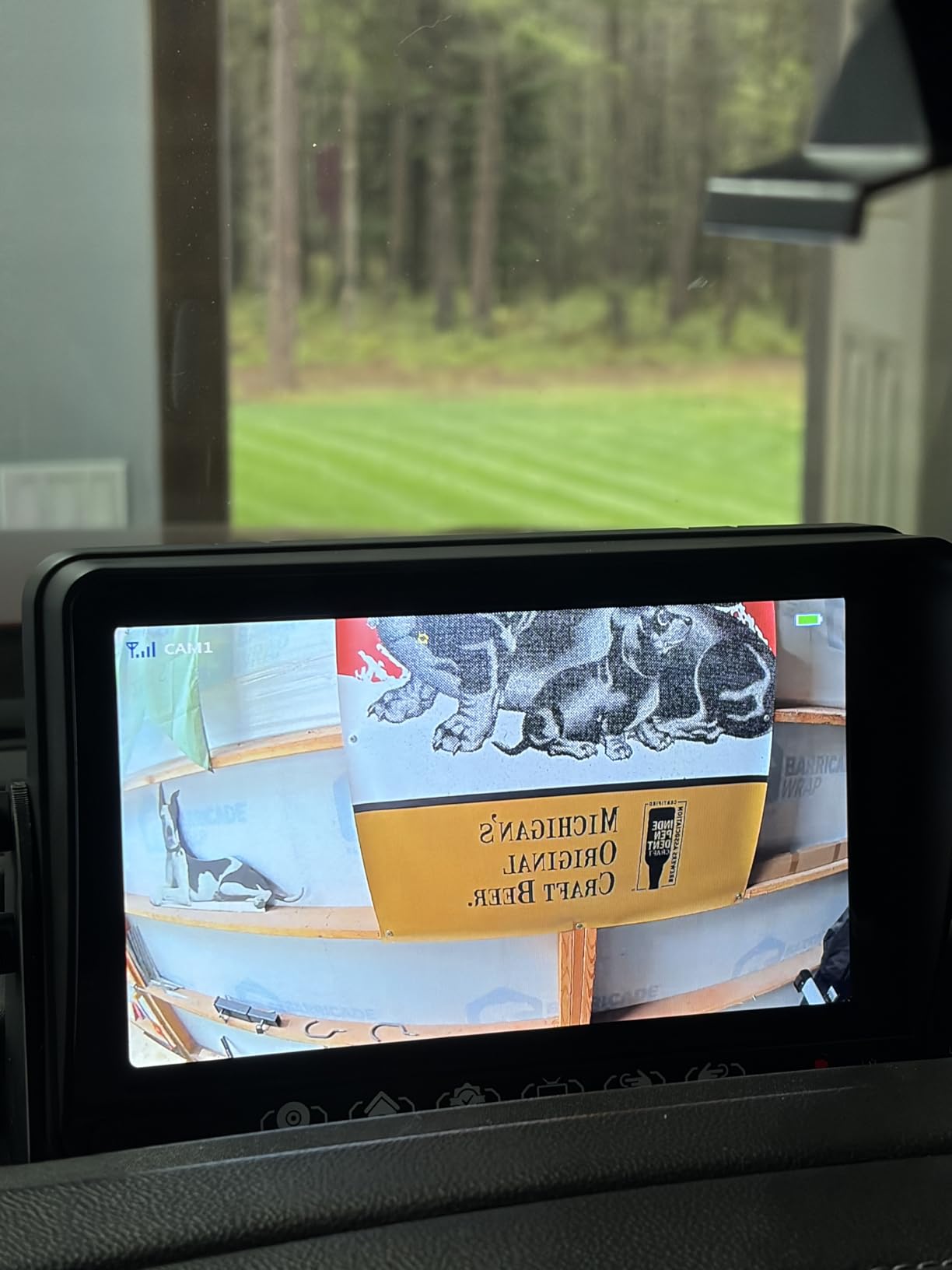 RV Backup Camera with Solar Magnetic - 50 FT Long Distance No Signal Delay | HD 1080P Wireless Backup Camera with 7.1 Inch Touch Key Recording Monitor - for Trailer, 5th Wheel, Camper customer photo 1