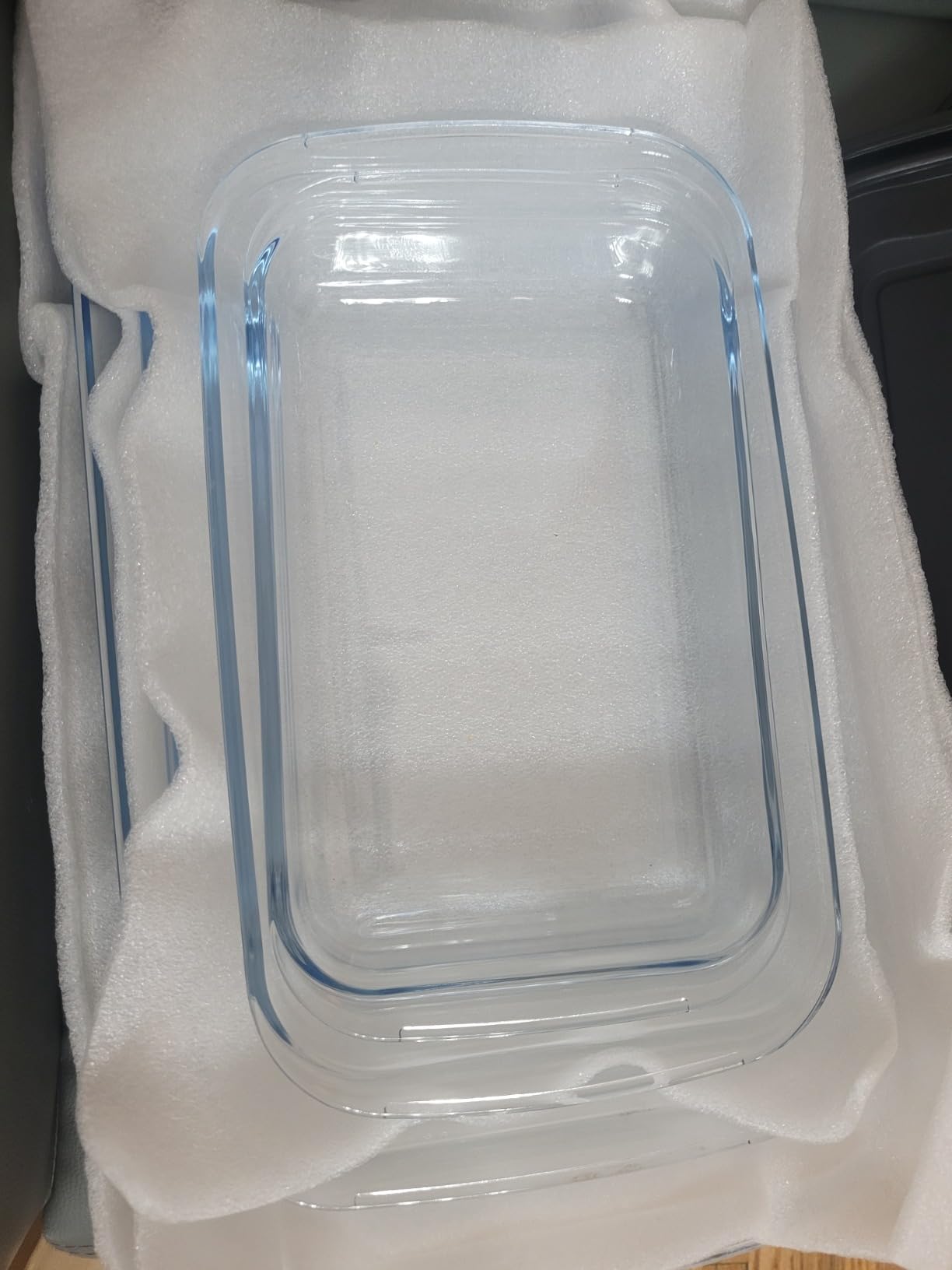 EATEX 8-Piece Deep Glass Casserole Dishes for Oven with Plastic Lids, Glass Baking Dishes for Oven, Rectangular Bakeware for Lasagna, Cooking, Leftovers, Kitchen, Freezer to Oven Dishwasher Safe customer photo 2