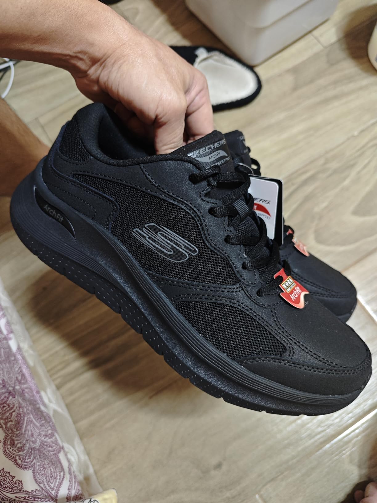 Skechers Men's Arch Fit 2.0 | Work, Arch Fit, Slip Resistant, Electrical Hazard, Air-Cooled Memory Foam customer photo 1