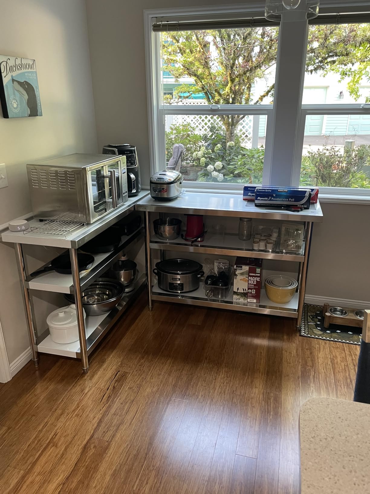 VEVOR Stainless Steel Food Prep Table, 18 x 36 x 34 Inch Commercial Kitchen Worktable, with 2 Adjustable Undershelf, Heavy Duty Prep Metal Work Table for BBQ, Kitchen, Home, and Garage customer photo 1