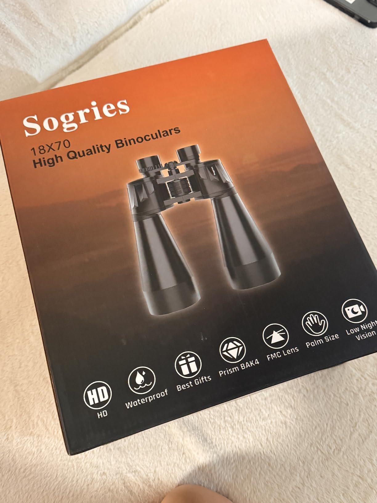 18x70 Professional Astronomy Binoculars for Adults | 70mm Large Aperture,HD Stargazing Binoculars, BAK4 Prism FMC Lens, Waterproof, Low Night Vision,Tripod & Phone Adapter customer photo 2