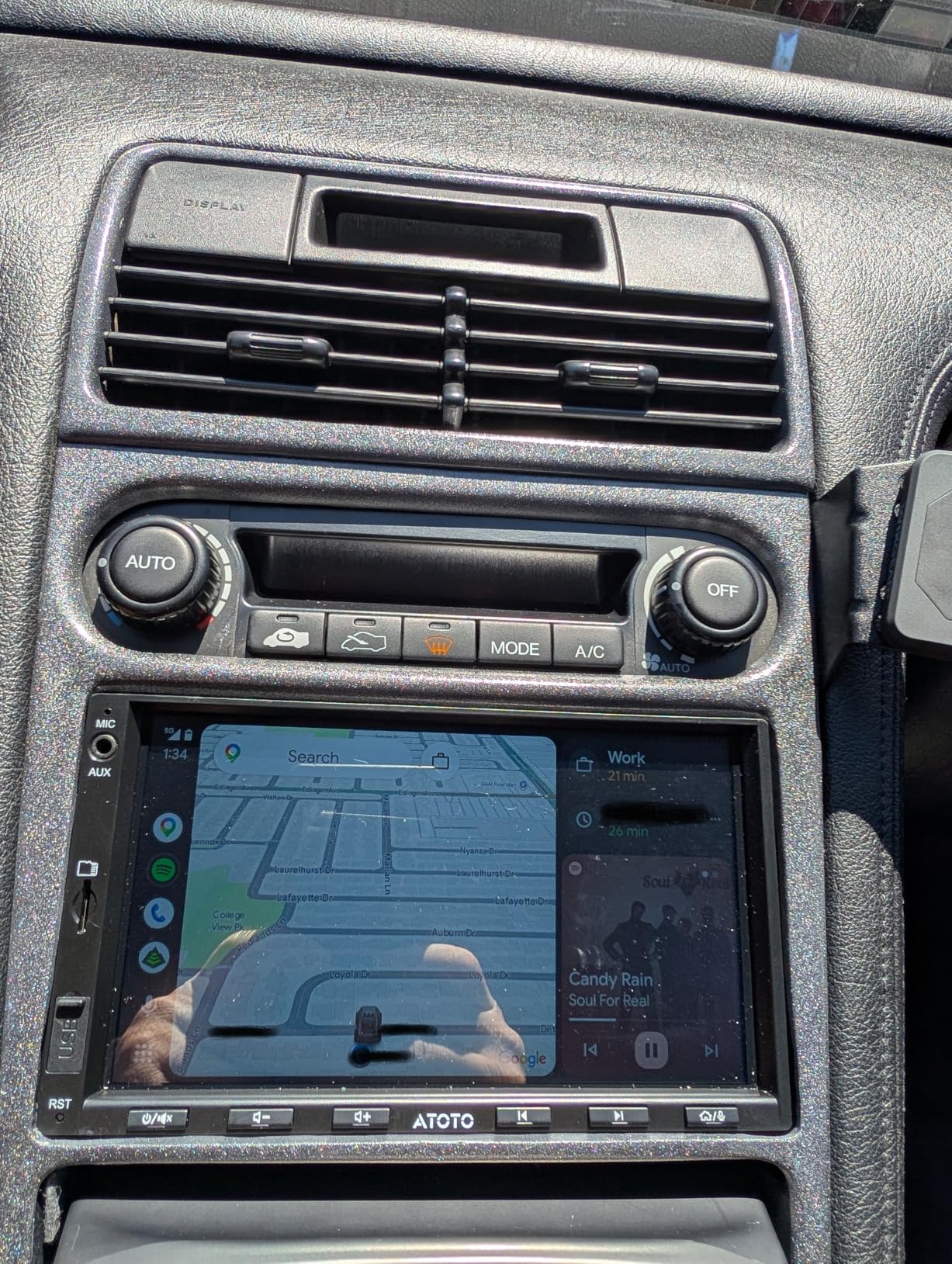ATOTO A5L 7 inch Android Double DIN Car Stereo, Wireless CarPlay & Android Auto, Wi-Fi/USB/BT, QLED Touchscreen, Backup Camera, MirrorLink, DSP customer photo 2