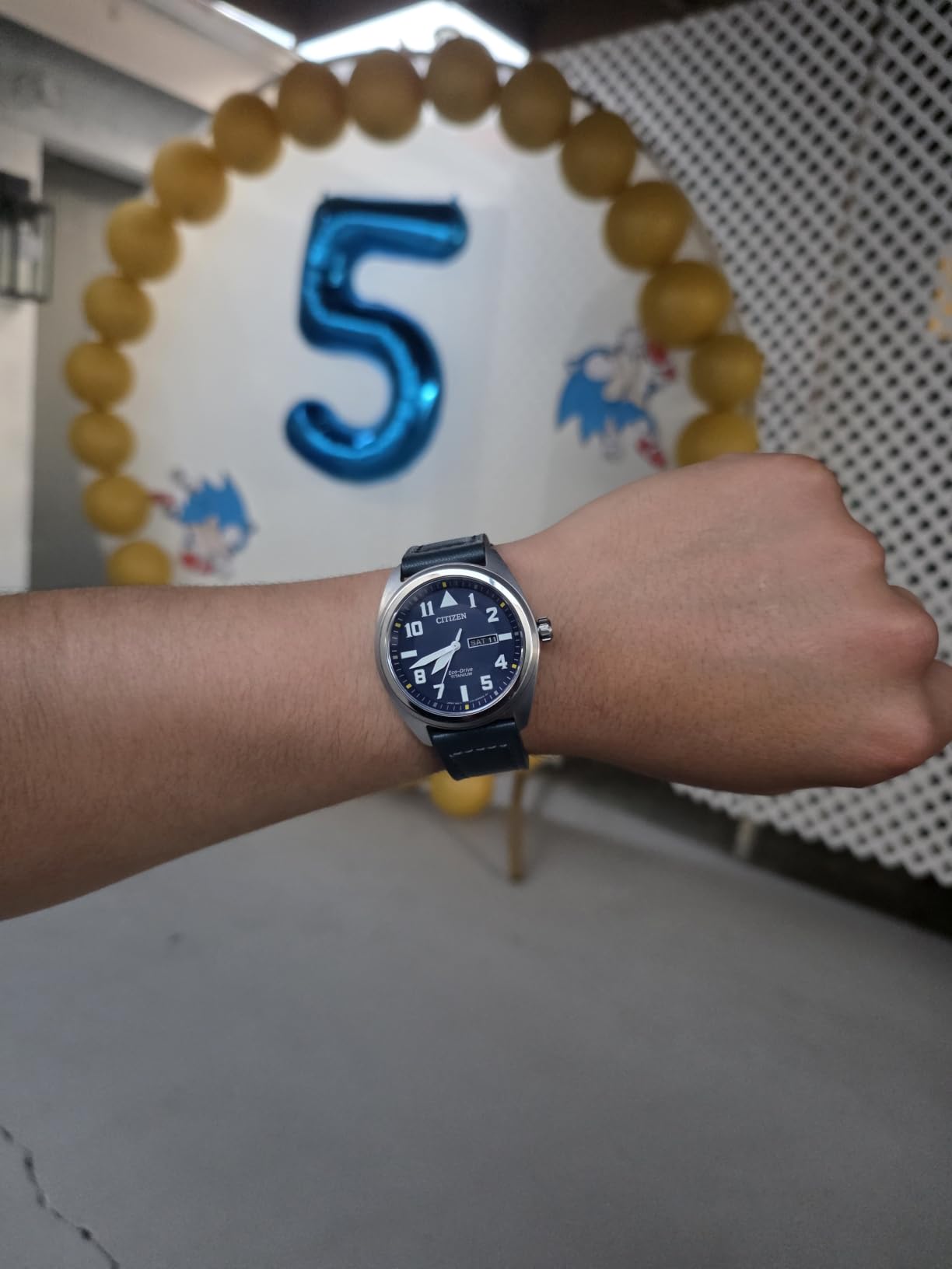 Citizen Men's Eco-Drive Weekender Garrison Field Watch in Super Titanium customer photo 1