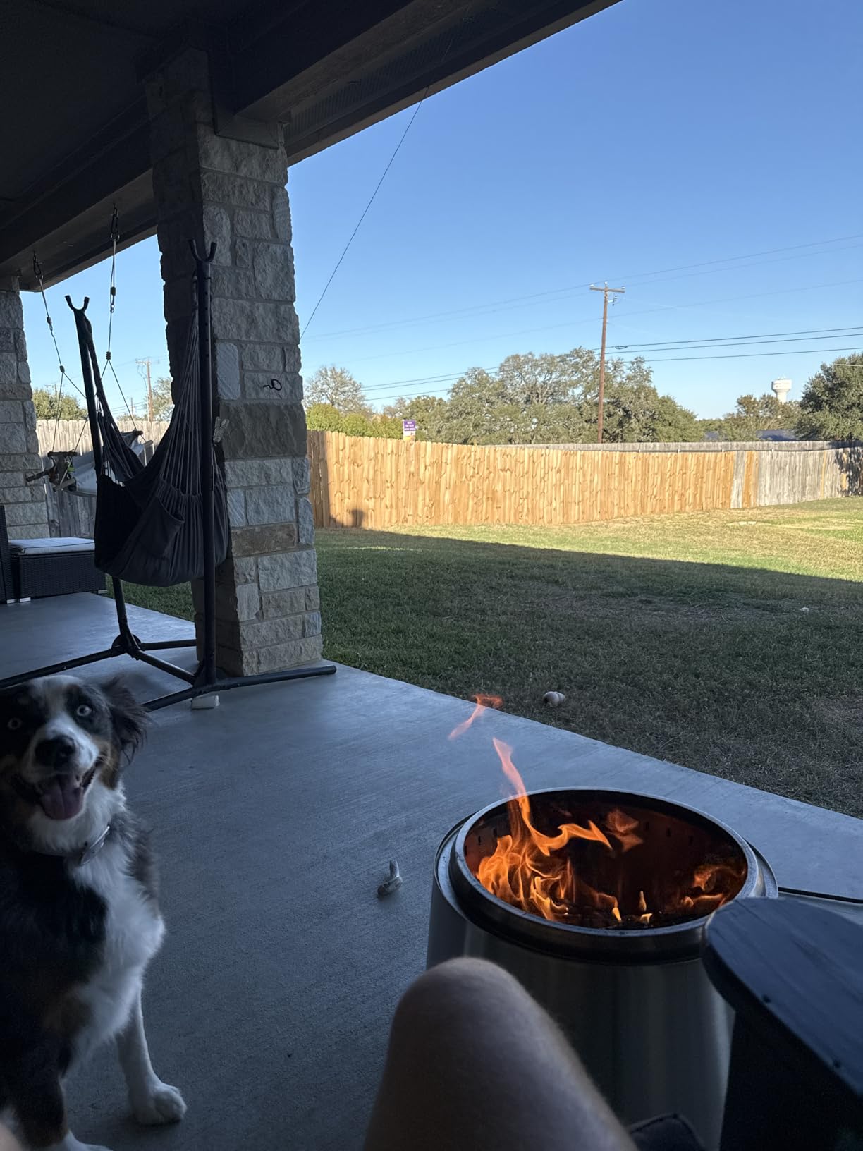 East Oak Fuoco 21 Inch Smokeless Fire Pit, Outdoor Wood Burning Bonfire Firepit with Stand, Removable Ash Pan | Portable Stainless Steel Fireplace with Carrying Bag for Outside, Patio & Backyard customer photo 2