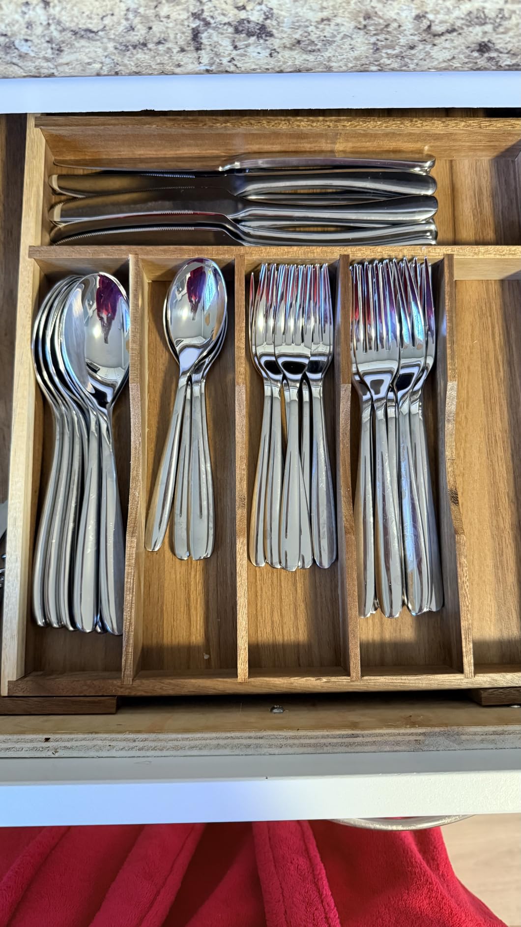 Silverware Set for 6, Heavy Duty Stainless Steel Silverware Set, 30 Piece | Mirror Polished Premium Modern Cutlery Flatware Set include Fork Knife Spoon Set, Dishwasher Safe, Utensil set customer photo 1