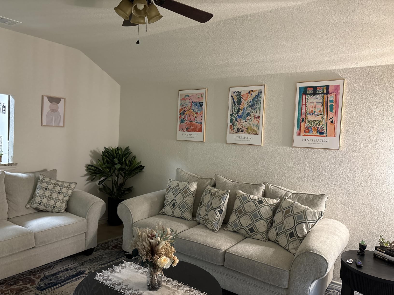 Large Framed Matisse Wall Art for Living room, 3 Piece Colorful Abstract Canvas Artwork for Walls, Retro Vintage Big Matisse Famous Landscape Paintings Prints Pictures for Hallway Home Office 24x36 customer photo 1
