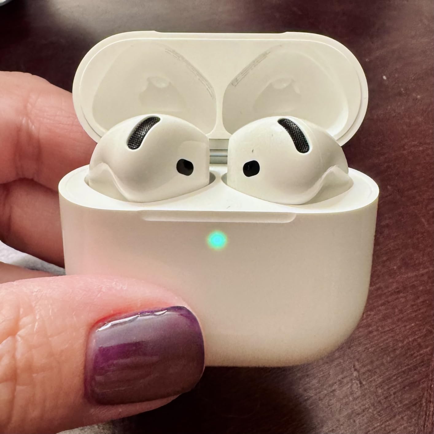 Apple AirPods 4 Wireless Earbuds, Bluetooth Headphones, with Active Noise Cancellation, Adaptive, Transparency Mode, Personalized Spatial Audio, USB-C Charging Case, Wireless Charging, H2 Chip customer photo 1