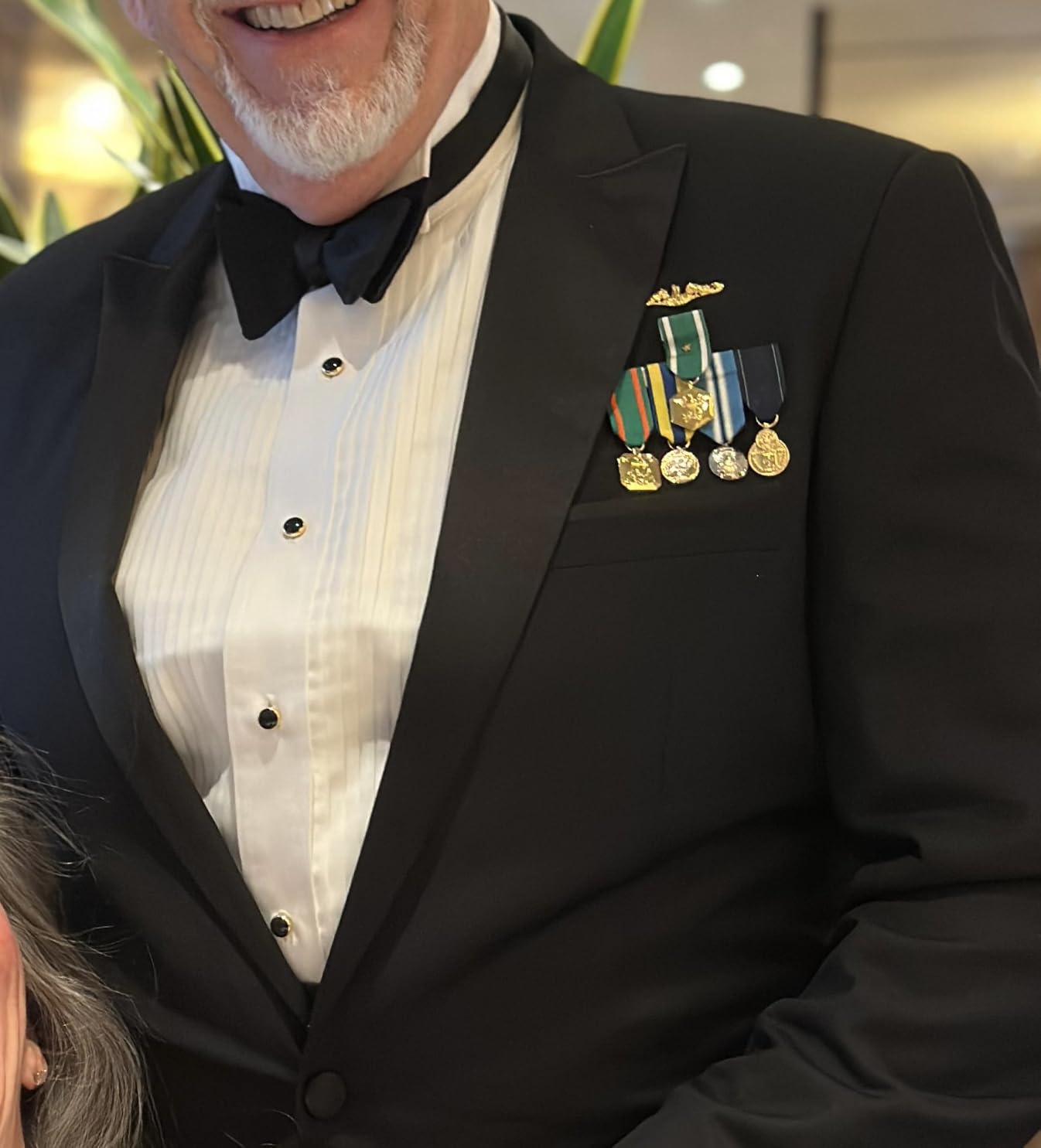 Adam Baker Men's 100% Wool Modern Fit Single Breasted Three Piece Tuxedo - Colors customer photo 1