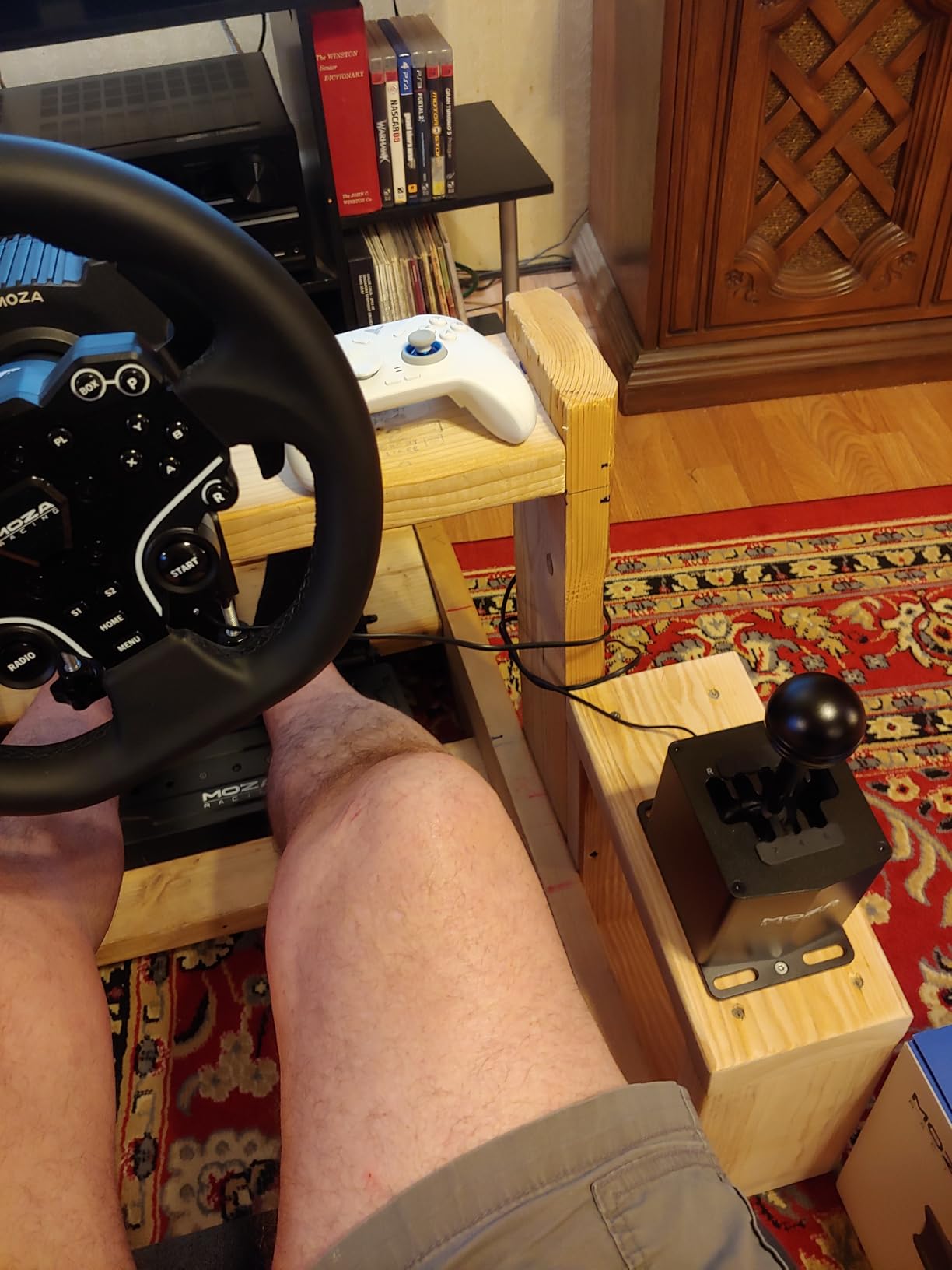 MOZA HGP Racing Shifter 7+R PC USB Simulator Shifters, H Pattern with Locked R and 7th Gear, USB Connection to PC, Easy to Mount customer photo 1