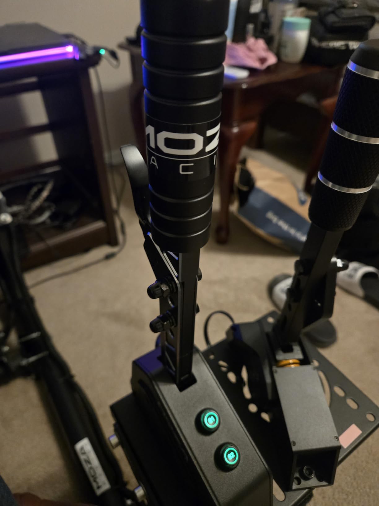 MOZA SGP Sequential Shifter PC USB Racing Similator Joysticks, Versatile Multi-Functional Handle, Non-Contact Hall Sensor, Personalized Adjustability, Dynamic RGB Backlit Mechanical Buttons customer photo 1