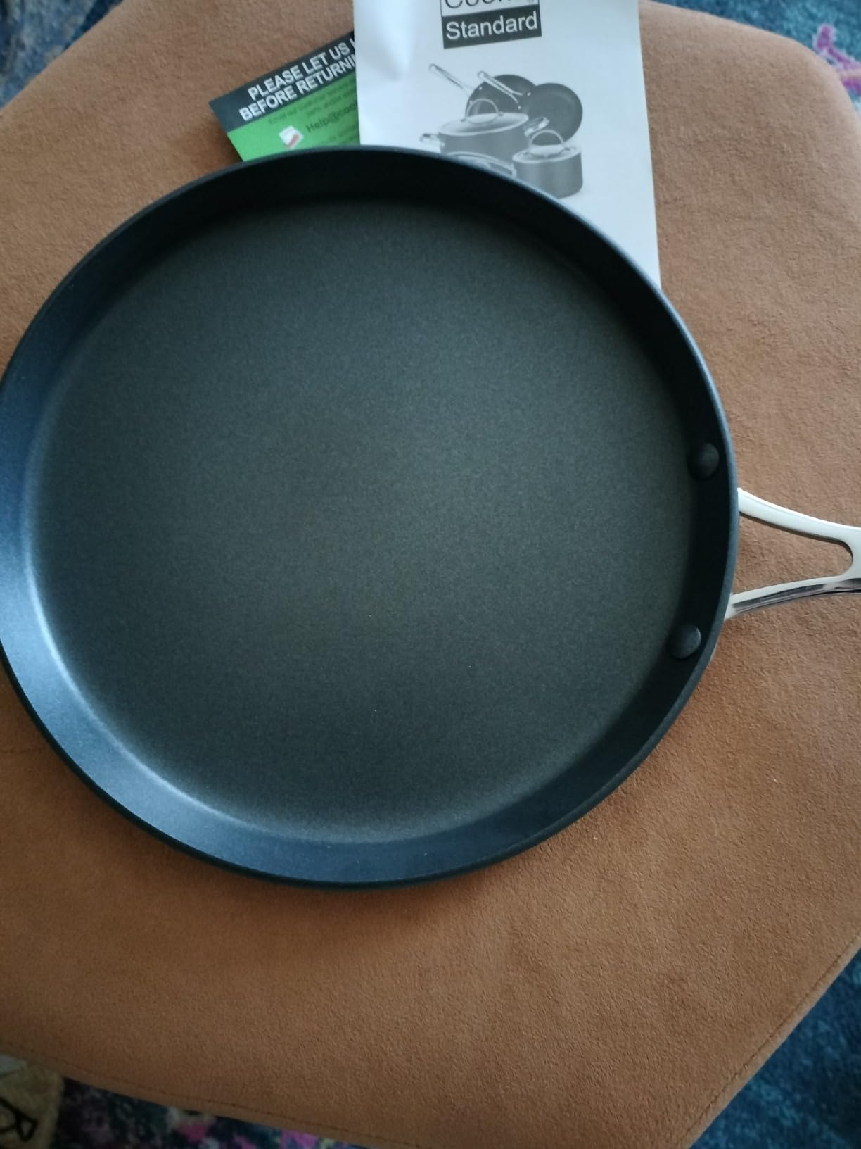 Cooks Standard Classic 10.5 Inch Hard Anodized Nonstick Crepe Pan, Induction Compatible customer photo 1