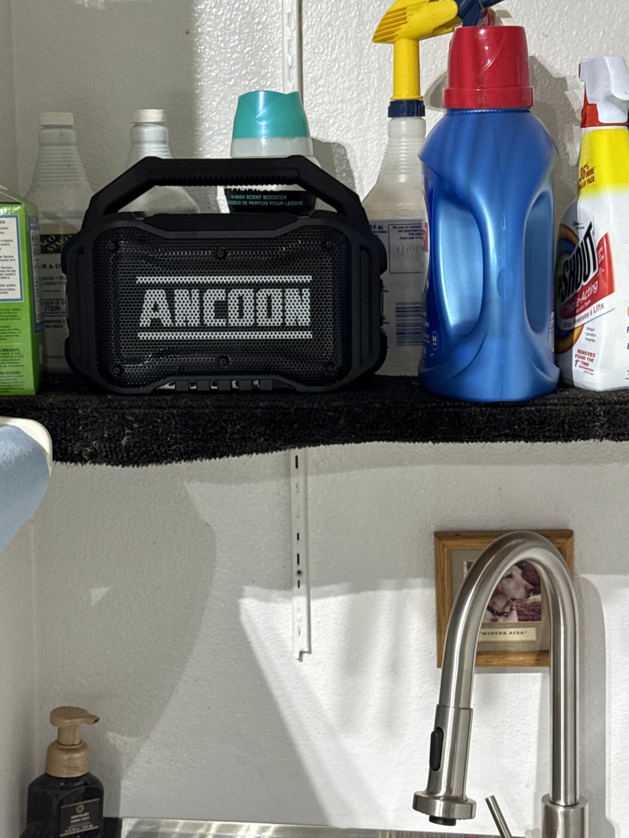 ANCOON Speakers Bluetooth Wireless: 80W(Peak) Loud Speaker with Bass, 20H Playtime, IPX6 Waterproof, Large Jobsite Speakers for Work, Outdoor, Workshop, Garage, Portable Speaker with TWS (Black) customer photo 1