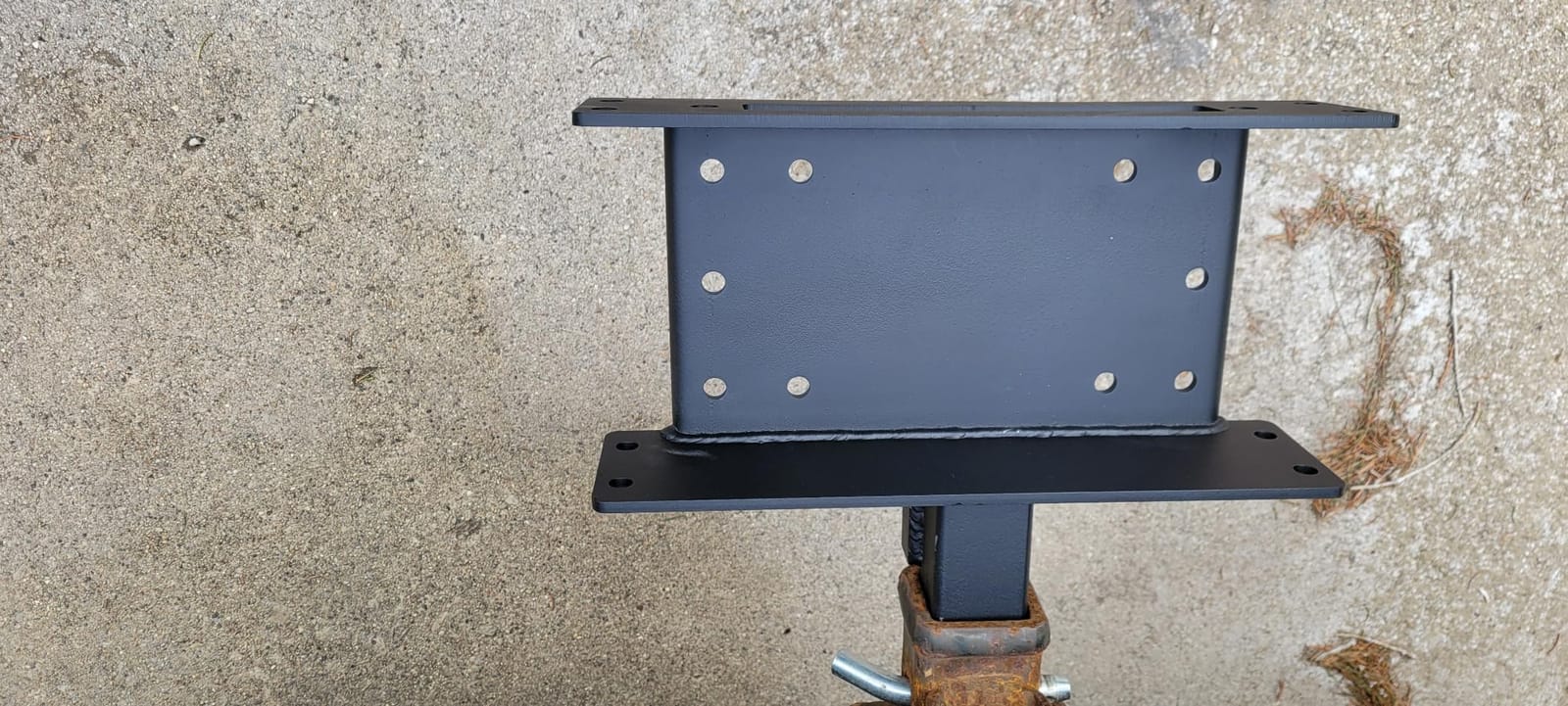 Cradle Winch Mount Mounting Plate 8000-13000 Lbs Capacity | Foldable 10 x 4-1/2, Winch Mounting Hitch Receiver Recovery Winches customer photo 1