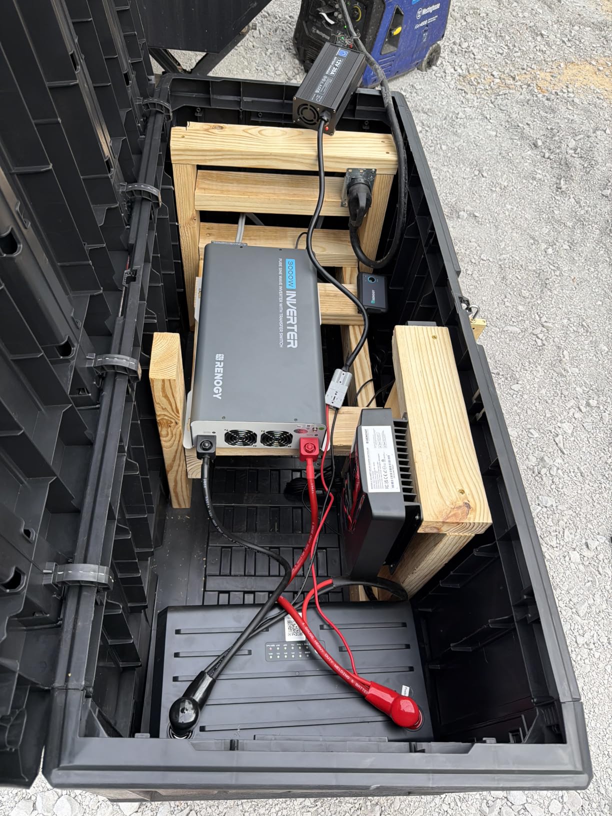 Renogy Inverter PUH, 3000W Pure Sine Wave Power Inverter with UPS Transfer Switch & Bluetooth, 12V DC to 120V AC Converter for RV, Truck, Home, Camping - 6000W Surge Power, Remote Monitoring customer photo 2