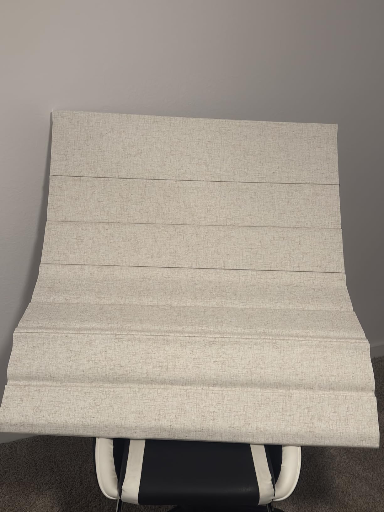 BERISSA Blackout Roman Shades for Windows Cordless, Pull Down Linen Fabric Roman Blinds, Privacy Window Shades for Door Windows, Bedroom, Office, Easy to Install, Light Brown, Custom Size customer photo 1