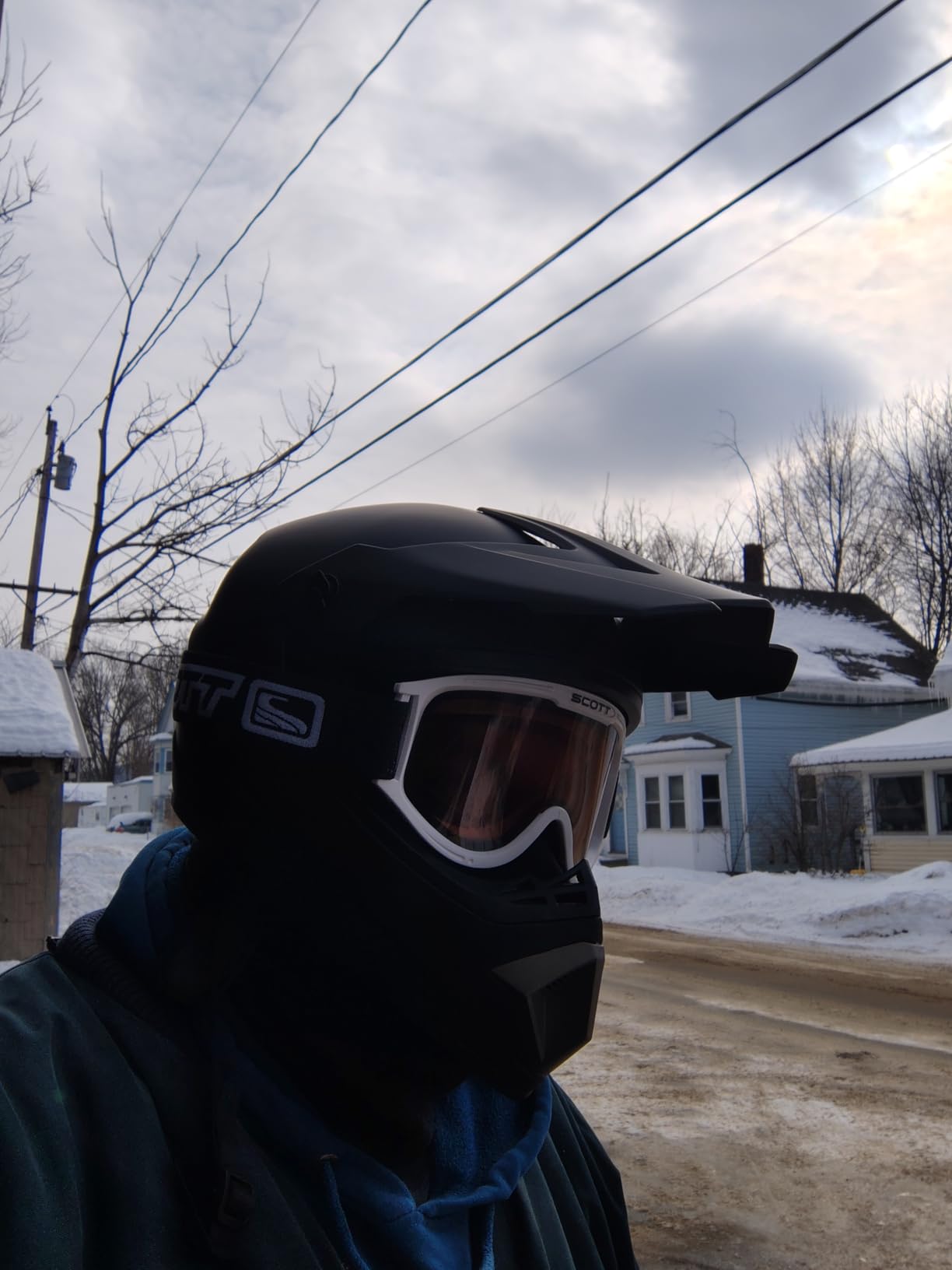 CARTMAN Matte Black Adult Full Helmet Medium, DOT Approved ATV Dirt Bike customer photo 2