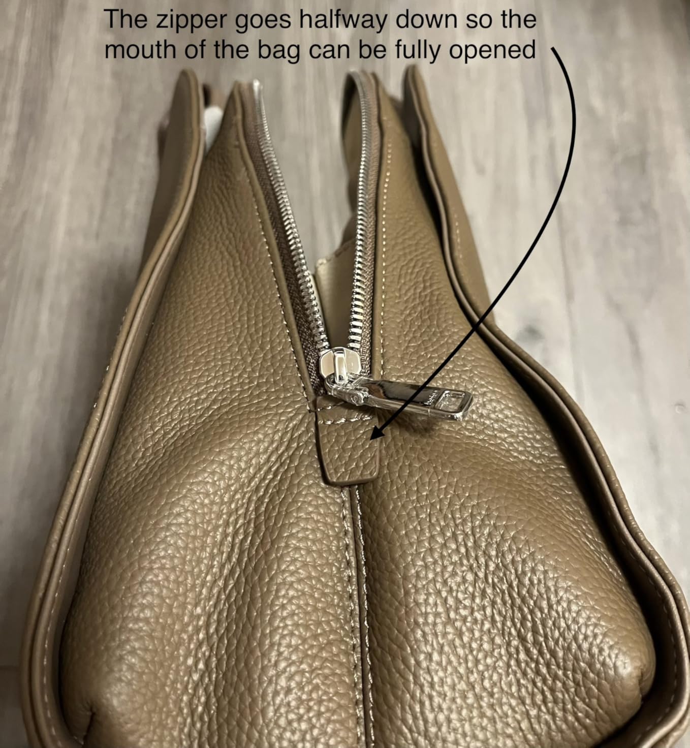 Genuine Leather Tote Bag for Women Work Travel Leather Purse Handbags customer photo 2