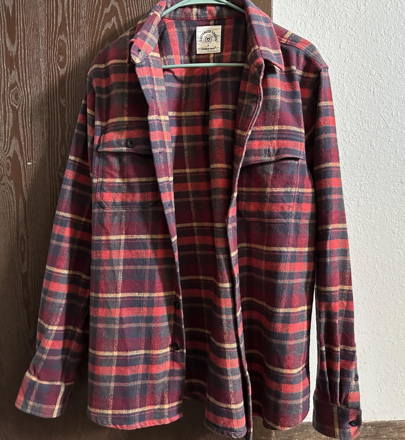 Dubinik® 13oz Ultra Heavyweight Flannel Shirt Men's Long Sleeve Button Down customer photo 1