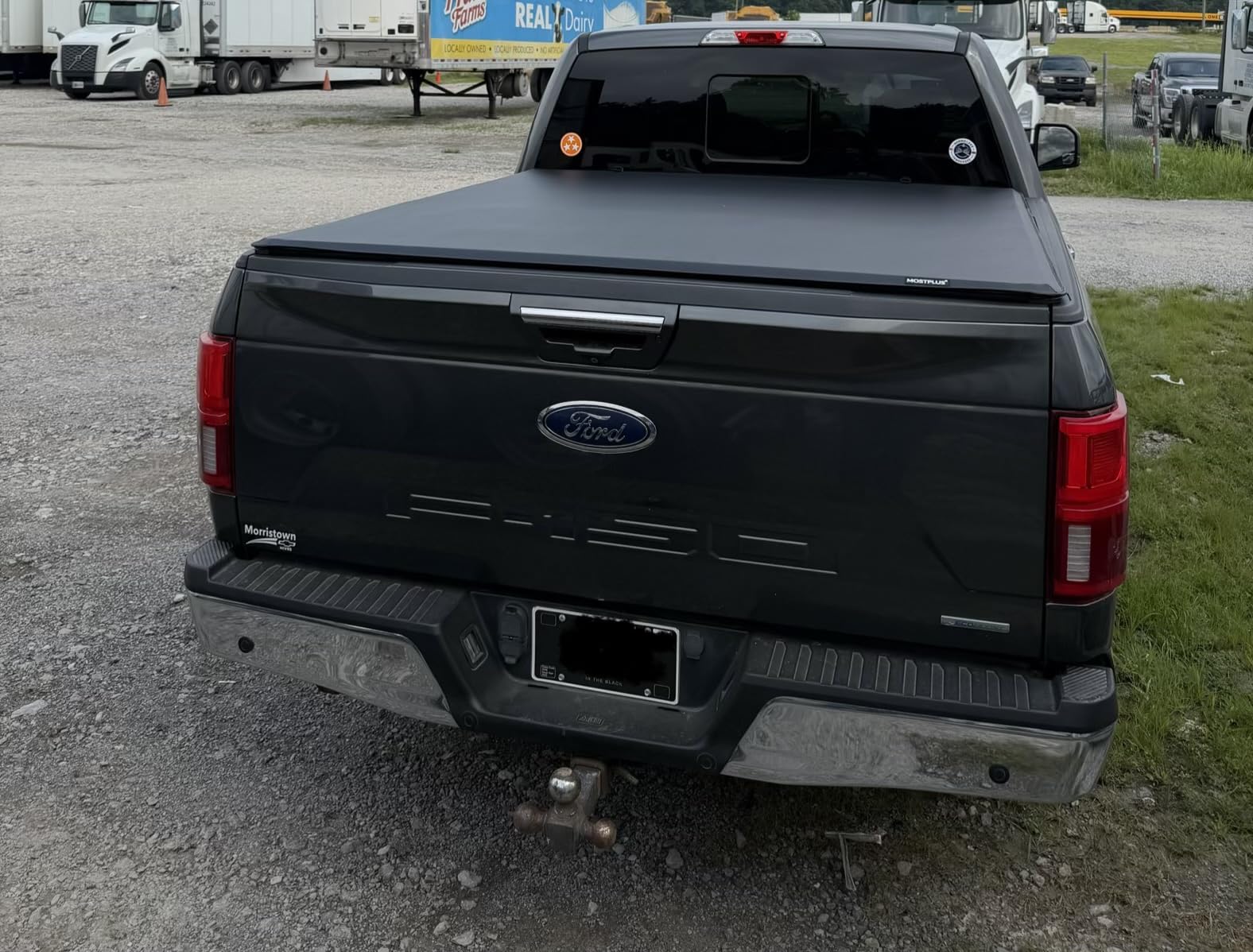 MOSTPLUS 5.5FT Quad Fold Soft Truck Bed Tonneau Cover On Top Compatible for Ford F150 2015-2025 2026 F-150 Bed Fourth Fold Styleside Bed Cover 67Inch customer photo 2