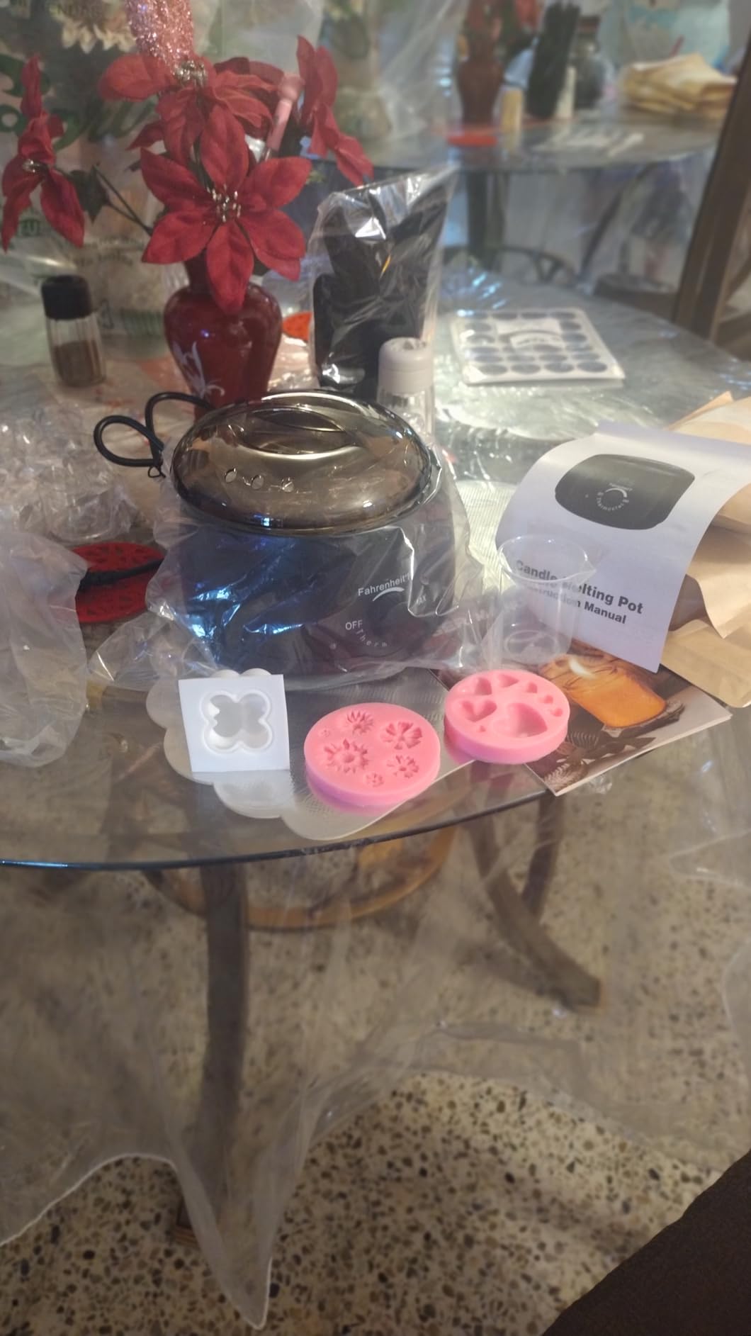 WITOROR Candle Making Kit, Scented Candles Making Kit Supplies with Digital Soy Wax Melt Warmer Candle Making Complete Kit for Adults Beginners DIY Starters customer photo 1