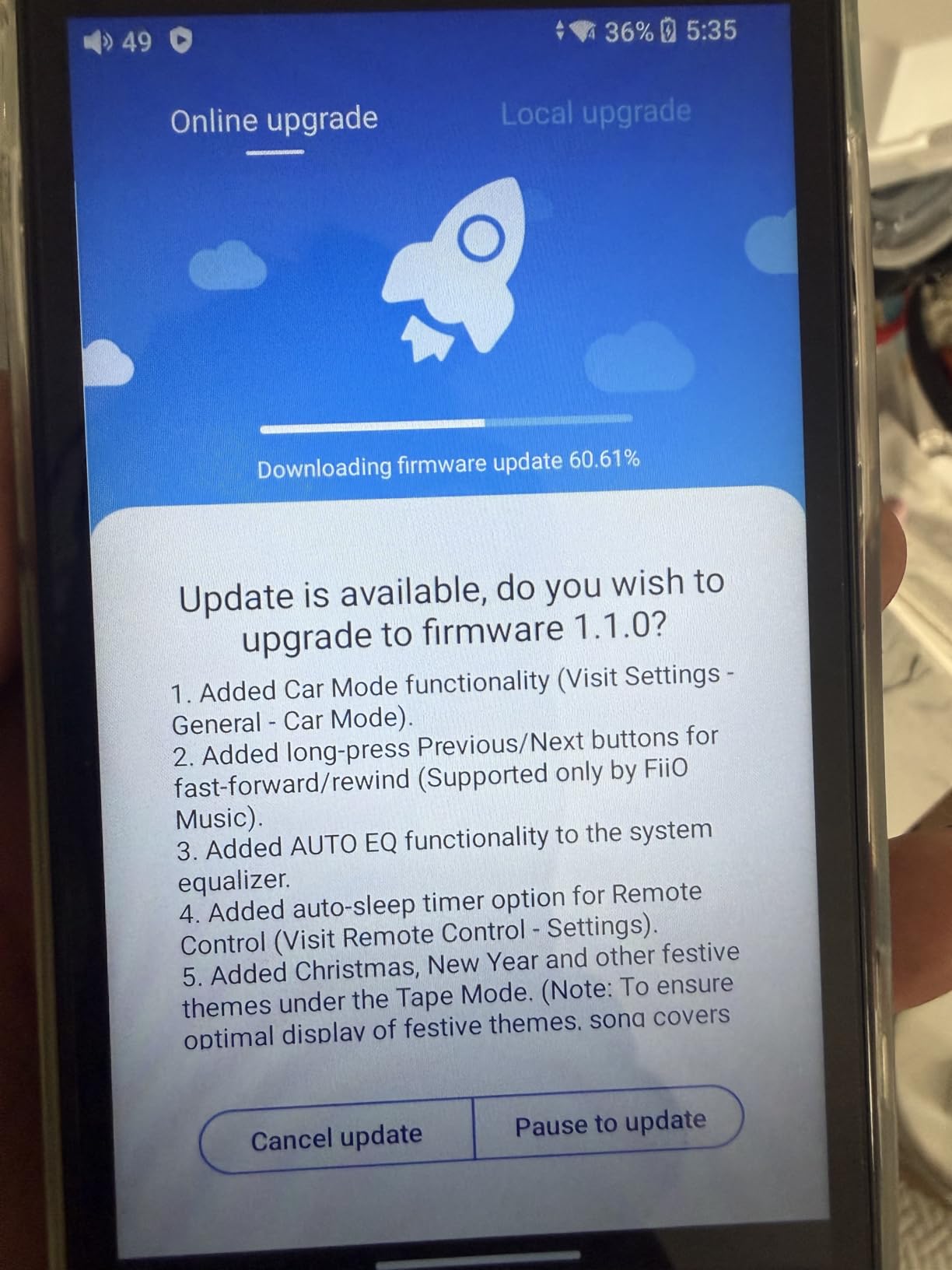 JadeAudio/FiiO JM21 Android 13 Hi-Res Music Player MP3 with Snapdragon 680, Bluetooth WiFi USB DAC 12.5H Playtime (3+32g Sky Blue) customer photo 2
