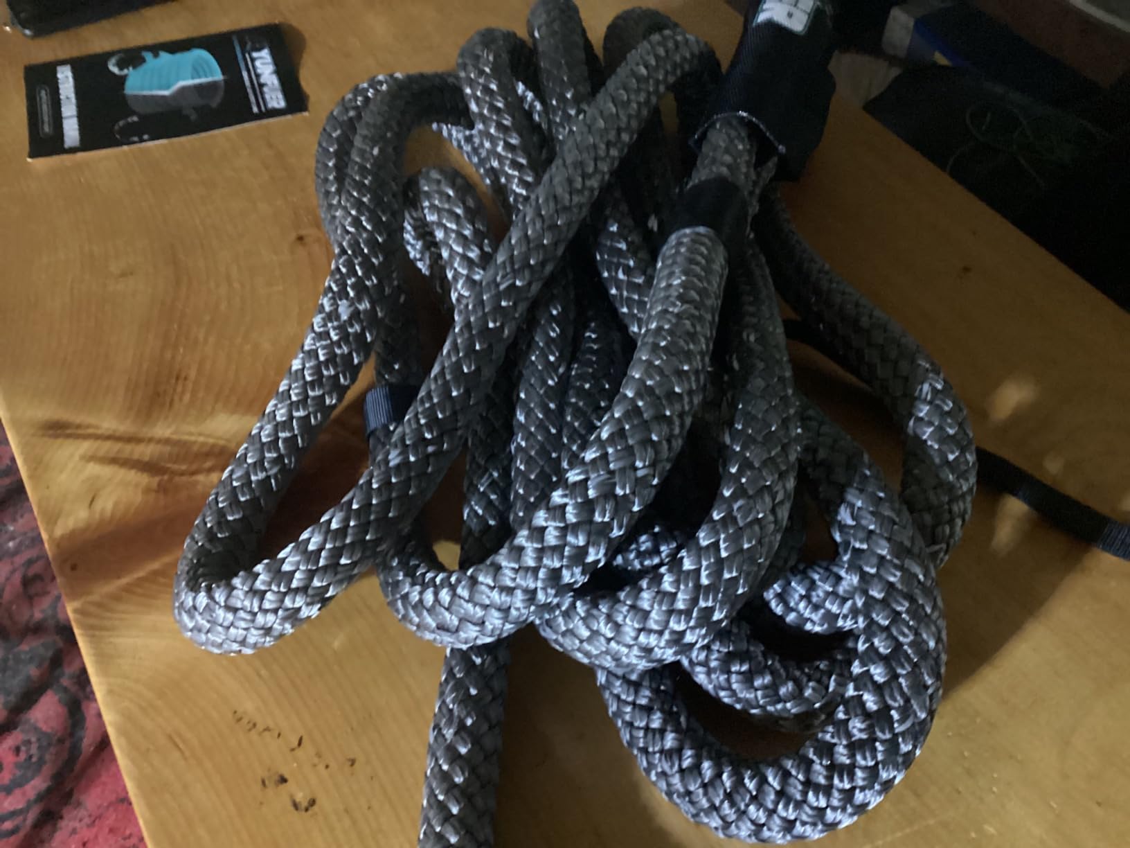 Heavy-Duty Kinetic Recovery Rope Kit - 56,000lbs, 1.26in x 30ft - Includes 2 Ultra-Strong UHMWPE Soft Shackles - 35%+ Elasticity for Off-Road Recovery, Towing & Emergency Use (Reflective) customer photo 2