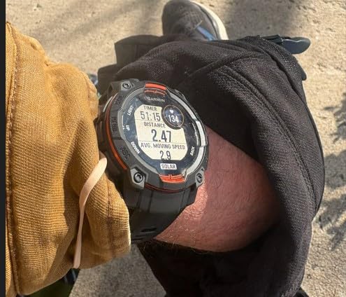 Garmin Instinct 3 Solar, Rugged GPS Smartwatch, 45mm, Black | Solar Charging, Rugged Design, Metal-Reinforced Bezel, 24/7 Health Monitoring, Built-In Flashlight customer photo 2
