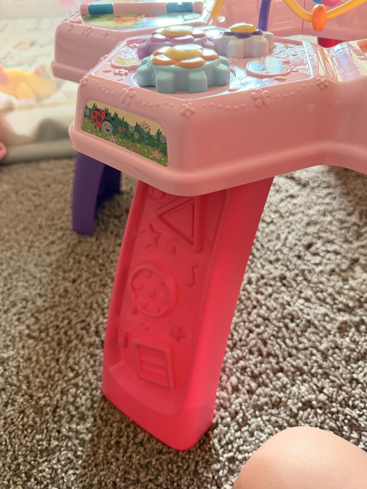 VTech Buzz and Learn Activity Table with Seven Interactive Play Zones, Blue customer photo 2