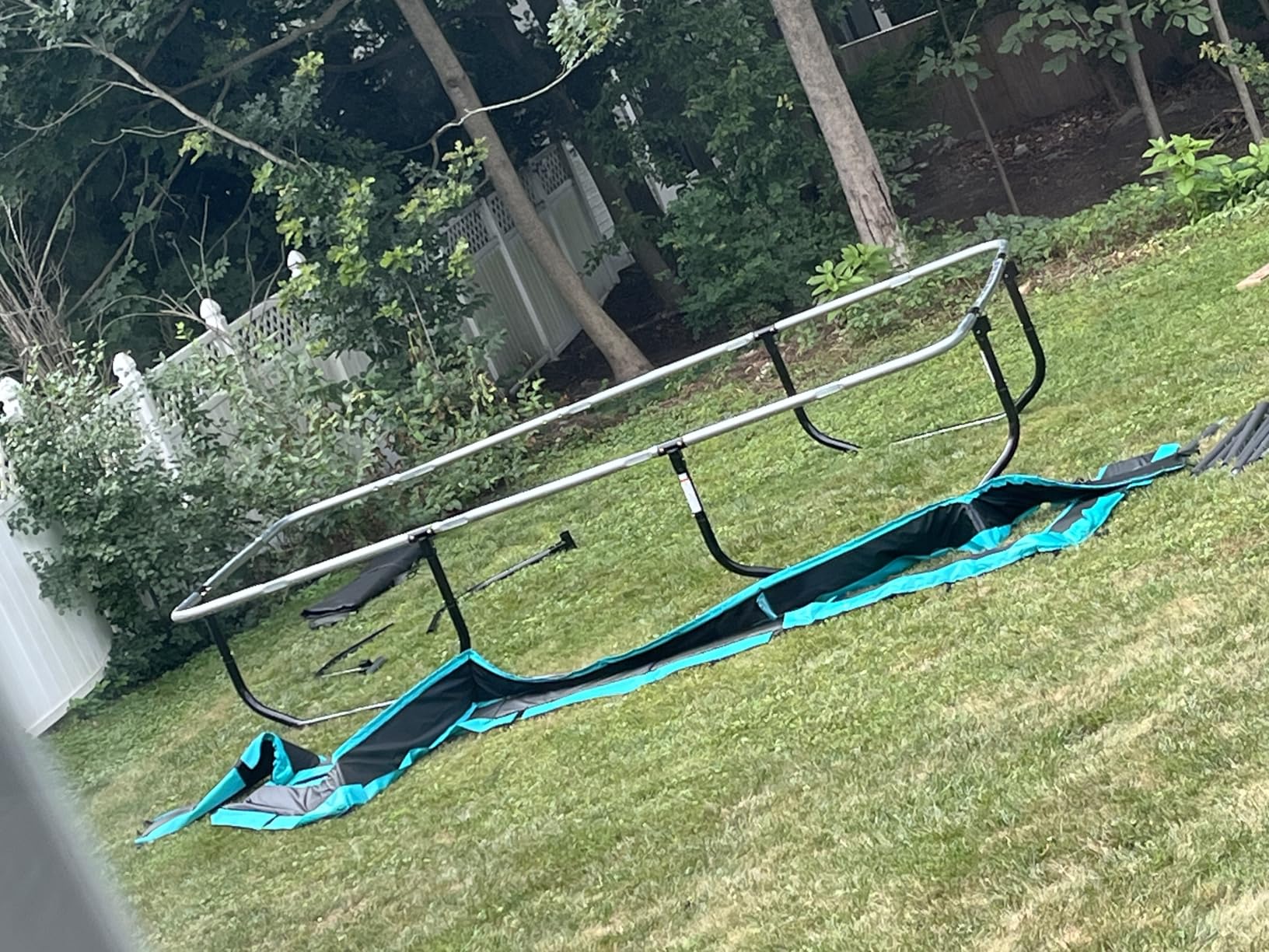 Skywalker Signature Series Trampoline with Enclosure | Black Powder-Coat Frame, Patented No-Gap Enclosure, XPE Safety Foam, Thicker Spring Pad, Storage Bag customer photo 1